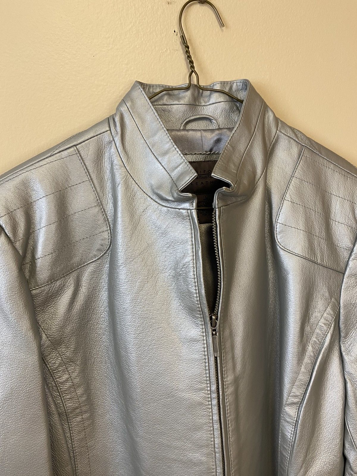 Other John Paul Richard Silver Moto Jacket Size L / US 10 / IT 46 - 7 Thumbnail
