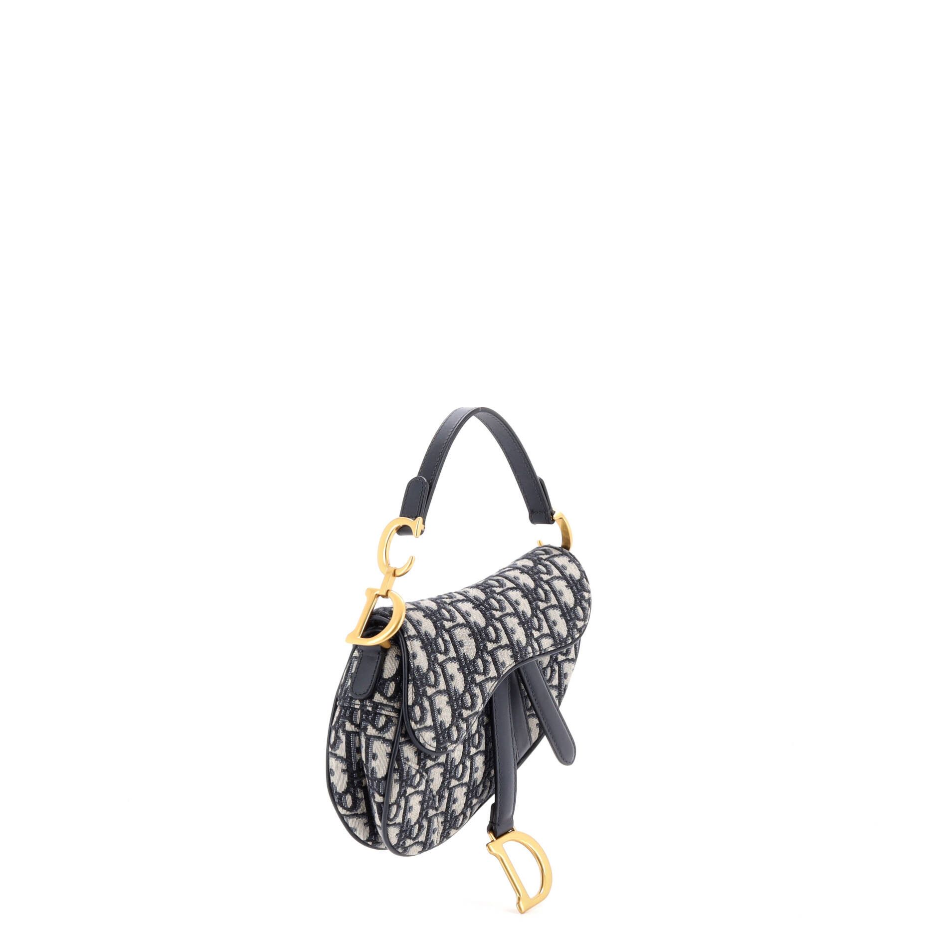Dior Saddle Handbag Oblique Canvas Mini Size ONE SIZE - 1 Thumbnail