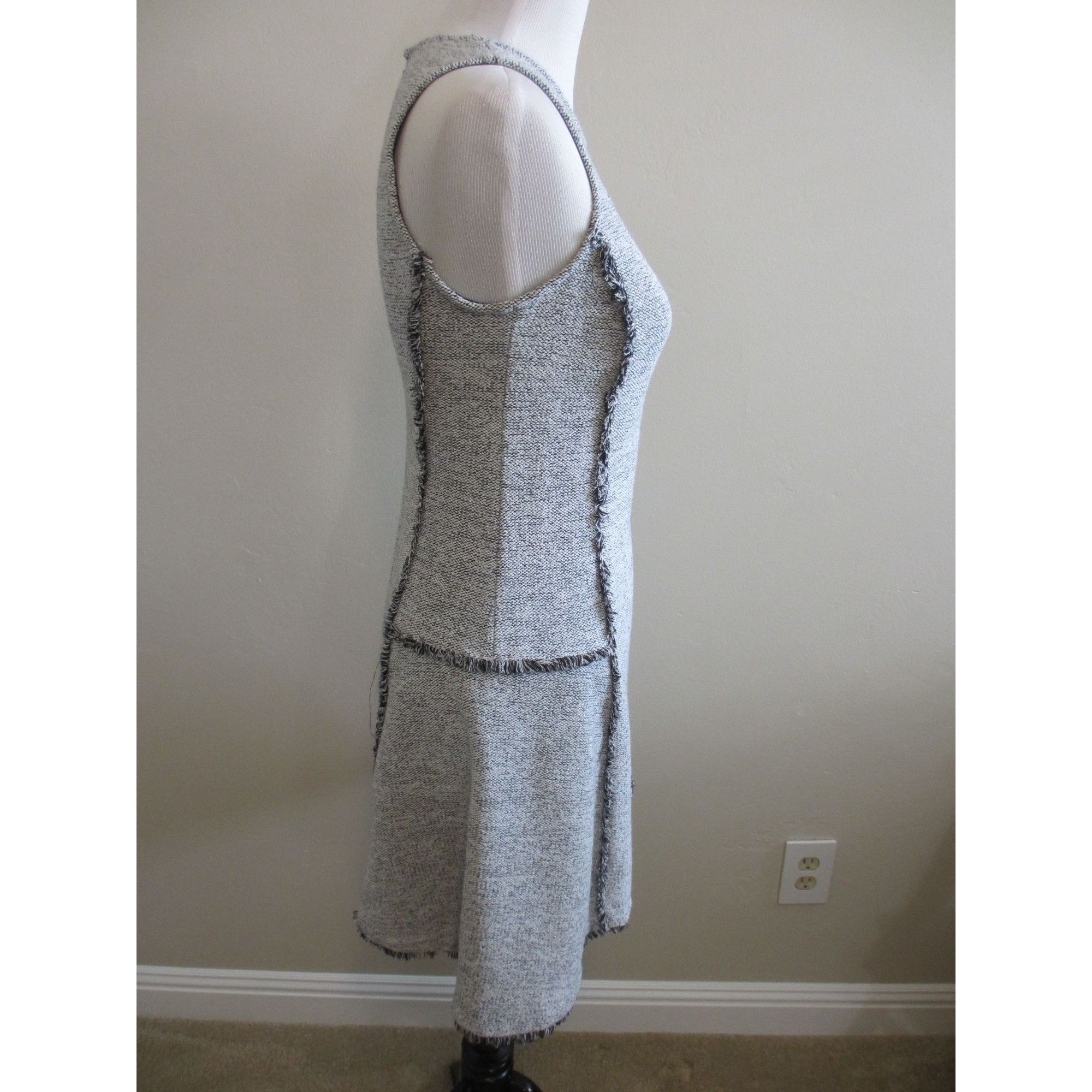 Ellen Tracy ELLEN TRACY GREY TWEED STYLE DRESS SLEEVELESS PETITE SMALL Size S / US 4 / IT 40 - 4 Thumbnail