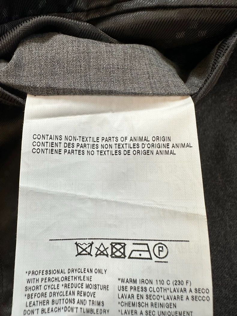 Gucci Gucci Gray wool suede suit Size 44R - 5 Thumbnail