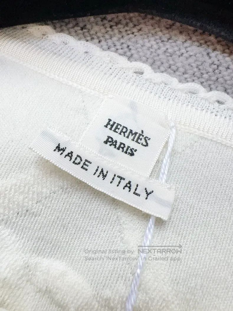 Hermes Hermes Muted Yellow Color Pattern Jacquard Flared Sleeve K Size XS / US 0-2 / IT 36-38 - 5 Thumbnail
