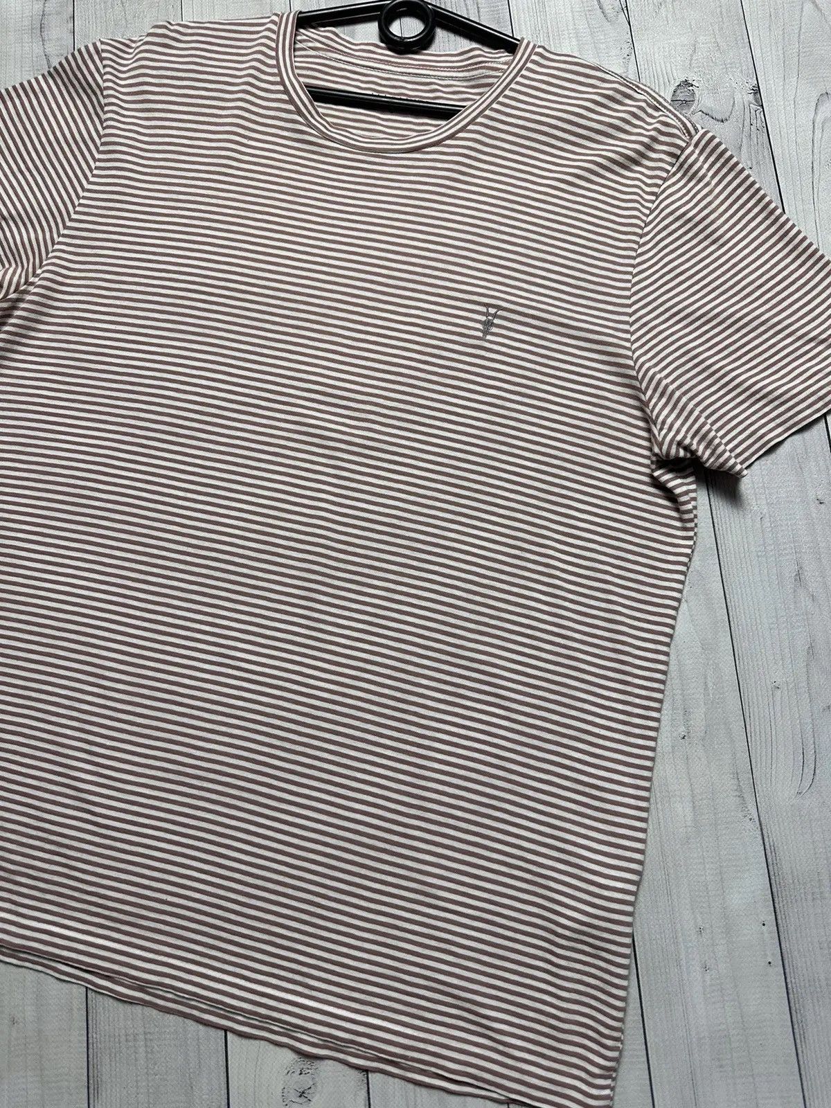 Allsaints Vintage allsaints striped tee logo size L/XL rare Size US XL / EU 56 / 4 - 2 Thumbnail