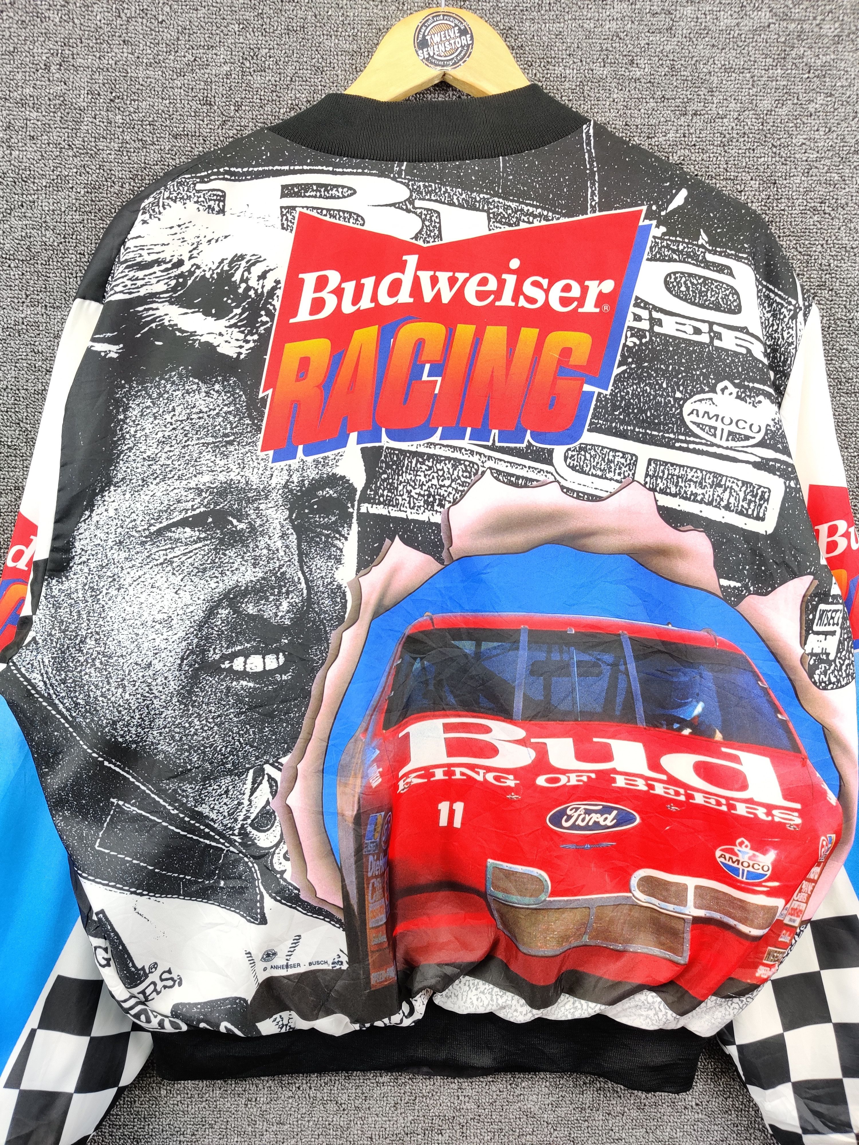 NASCAR Vintage 90s Nascar Racing Bomber Jacket Size US XL / EU 56 / 4 - 8 Thumbnail
