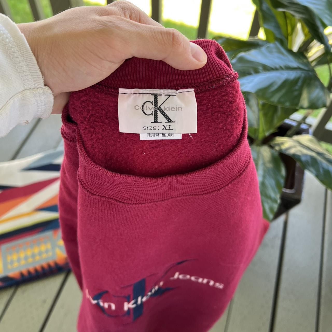 Calvin Klein × Vintage Vintage Calvin Klein Sweatshirt Mens XL Pullover crewneck Size US XL / EU 56 / 4 - 4 Thumbnail