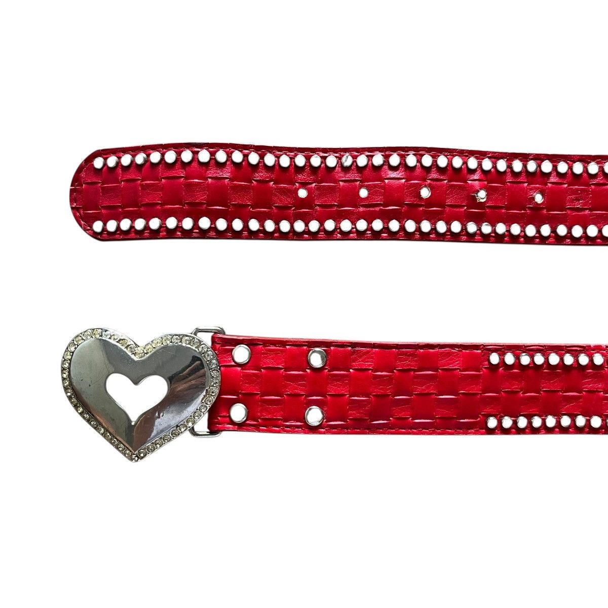 Hysteric Glamour × Japanese Brand Japanese Cute Love Buckle Studd Belt Size 30 - 3 Thumbnail