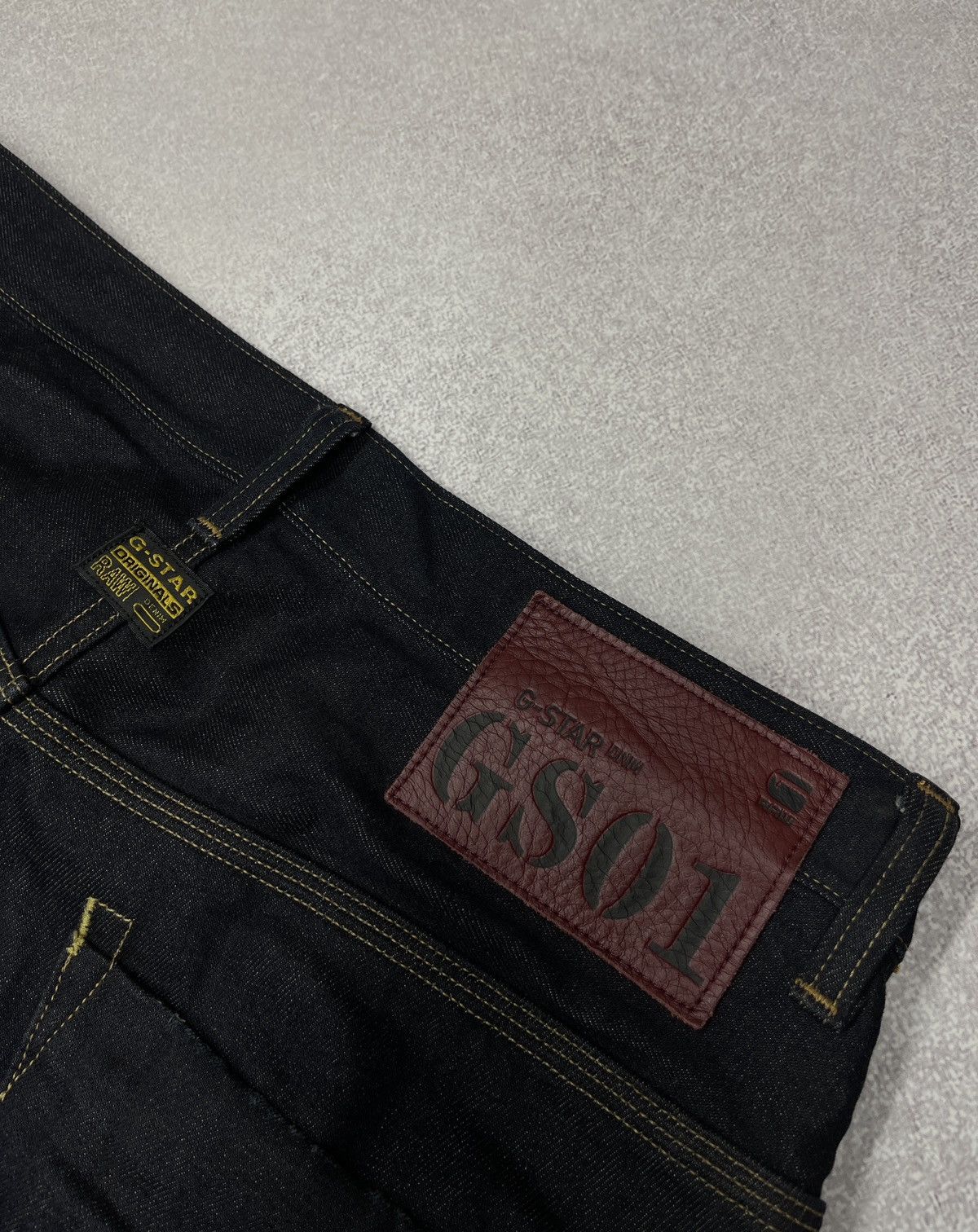 G-Star Mens G Star Raw New Radar Tapered Denim Jeans Navy Size US 33 - 4 Thumbnail