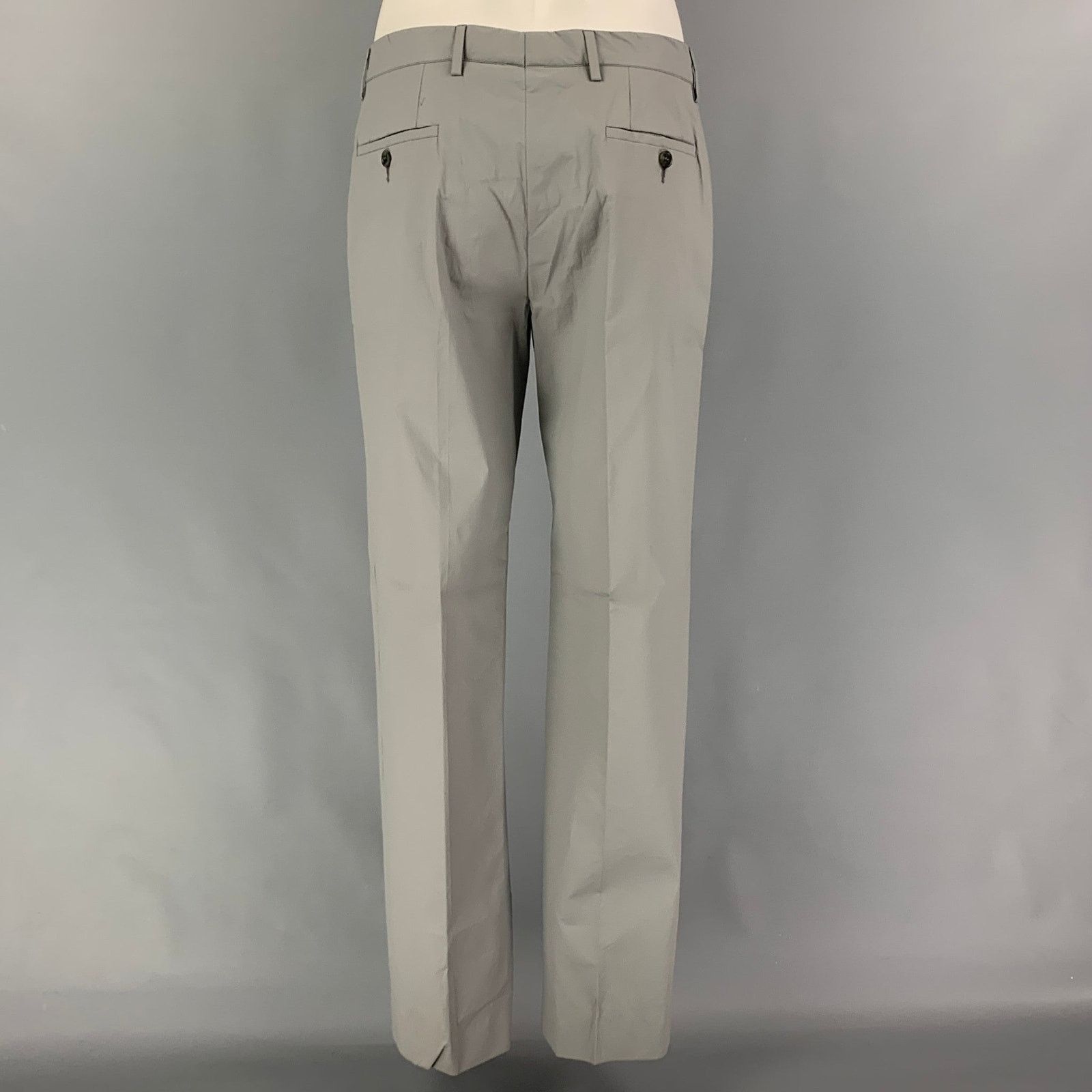 Calvin Klein CALVIN KLEIN COLLECTION 38 Grey Polyurethane Polyester Suit Size 38R - 6 Thumbnail
