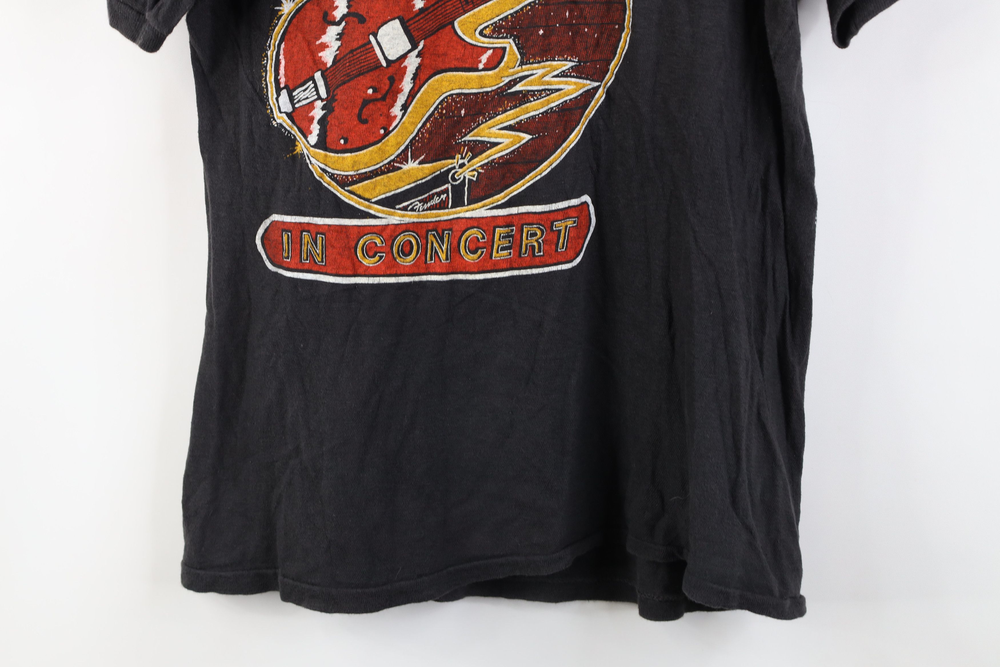 Vintage Vintage 80s Concert Tour Ted Nugent Band T-Shirt Black USA Size S / US 4 / IT 40 - 14 Thumbnail
