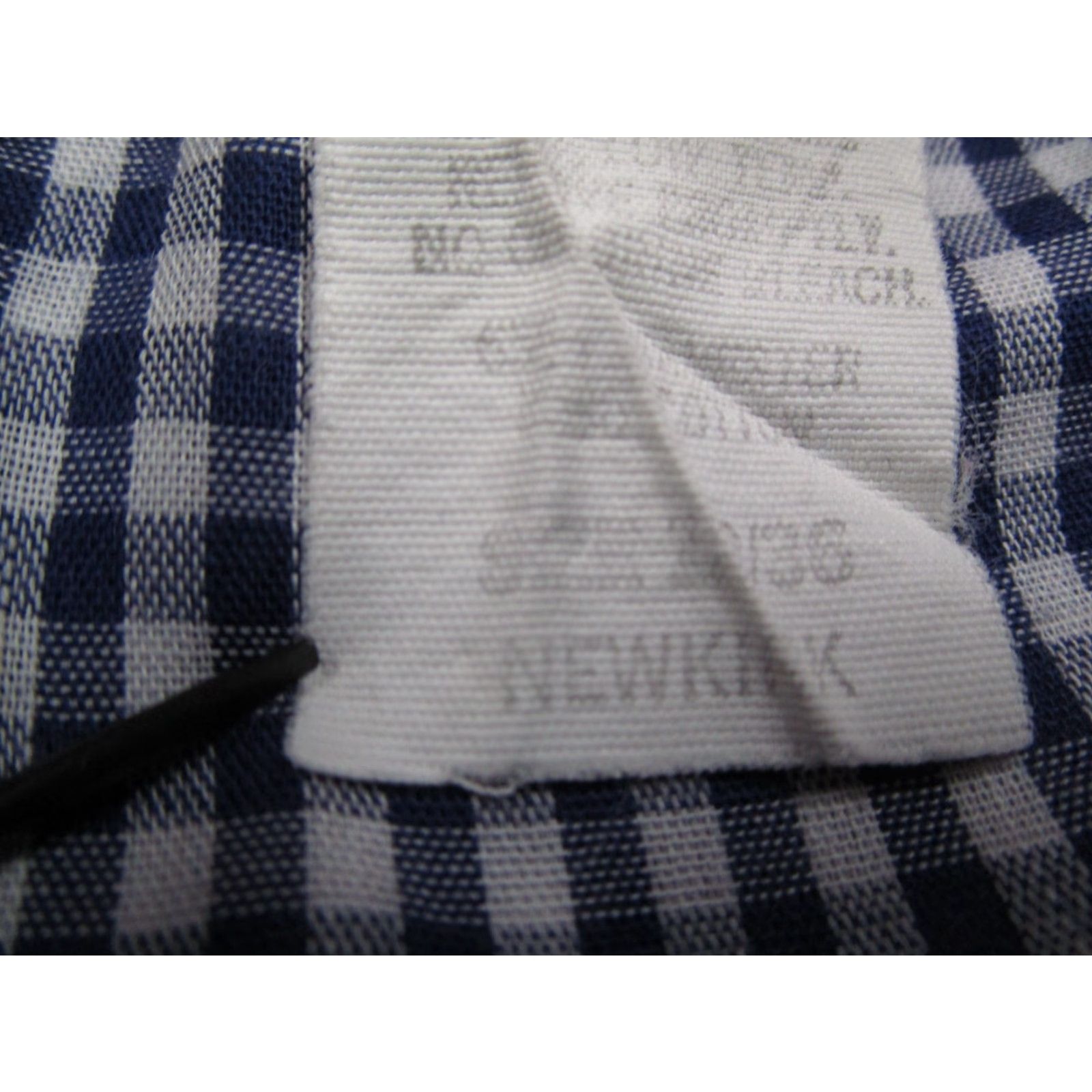 Vintage VINTAGE H Bar C Women’s Blue Check Button-Up Shirt Casual Western Yoke Pearl Snaps 70s Size XS / US 0-2 / IT 36-38 - 4 Thumbnail