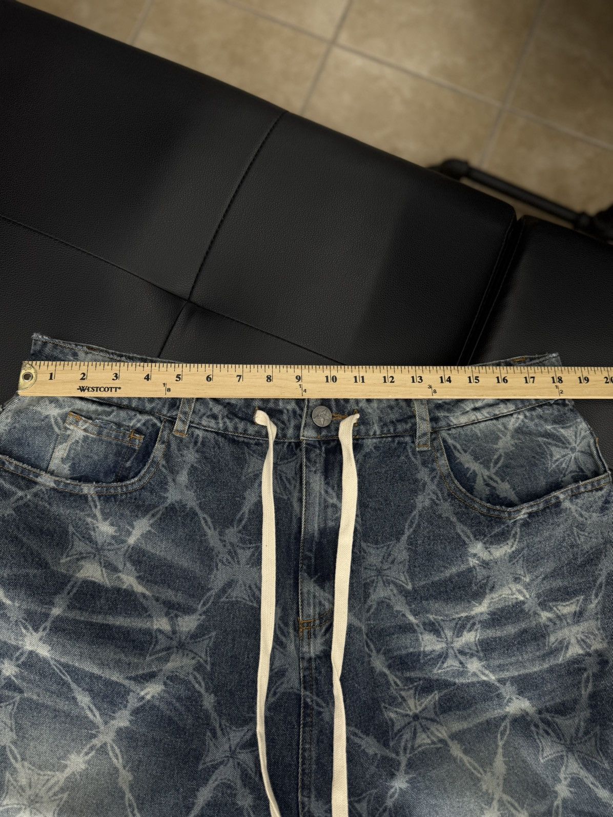 Vale Valley Wire Blue Jean Shorts Size 36 (NEW) Size US 36 / EU 52 - 6 Thumbnail