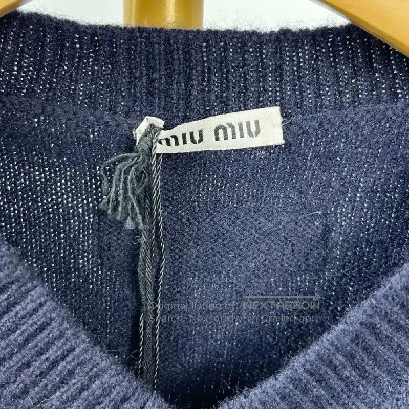 Miu Miu Miu Miu Black Wool Pullover Sweater . Size L / US 10 / IT 46 - 3 Thumbnail