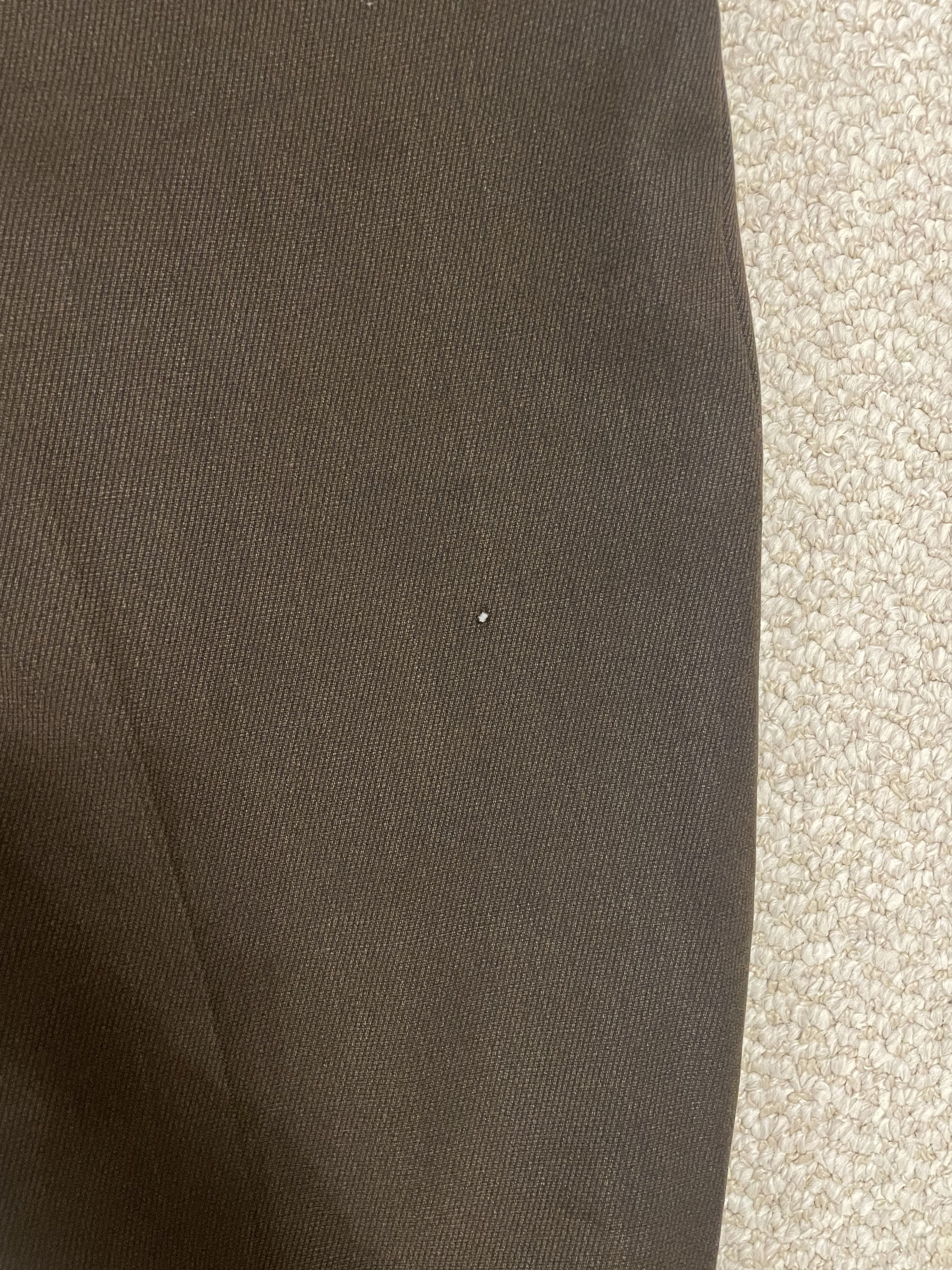 Designer × Hart Schaffner Marx Hart Schaffner Marx Brown Wool Pleated Trousers Size 36R - 9 Thumbnail