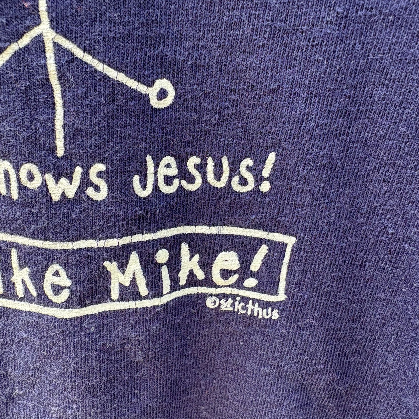 Vintage Vintage Be Like Mike Jesus Tee Long sleeve Size Small Size US S / EU 44-46 / 1 - 3 Thumbnail