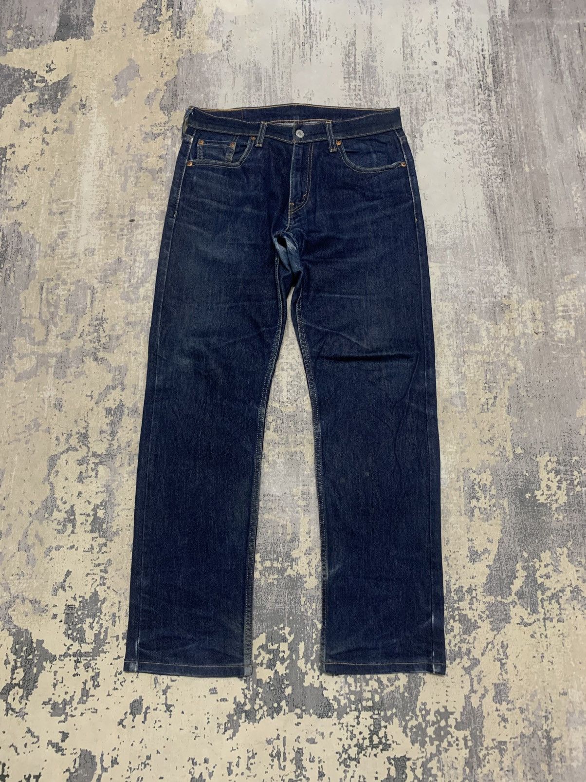 Levi's VINTAGE LEVIS 513 Slim Straight BLUE WASH JEANS Size US 31 - 1 Thumbnail