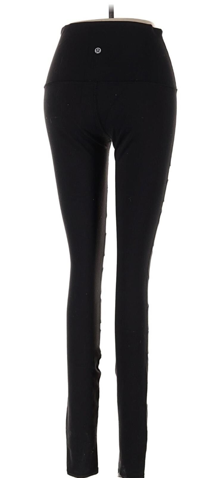 Lululemon Lululemon Athletica Black High Rise Waist Leggings Size 6 Size 28" / US 6 / IT 42 - 4 Thumbnail