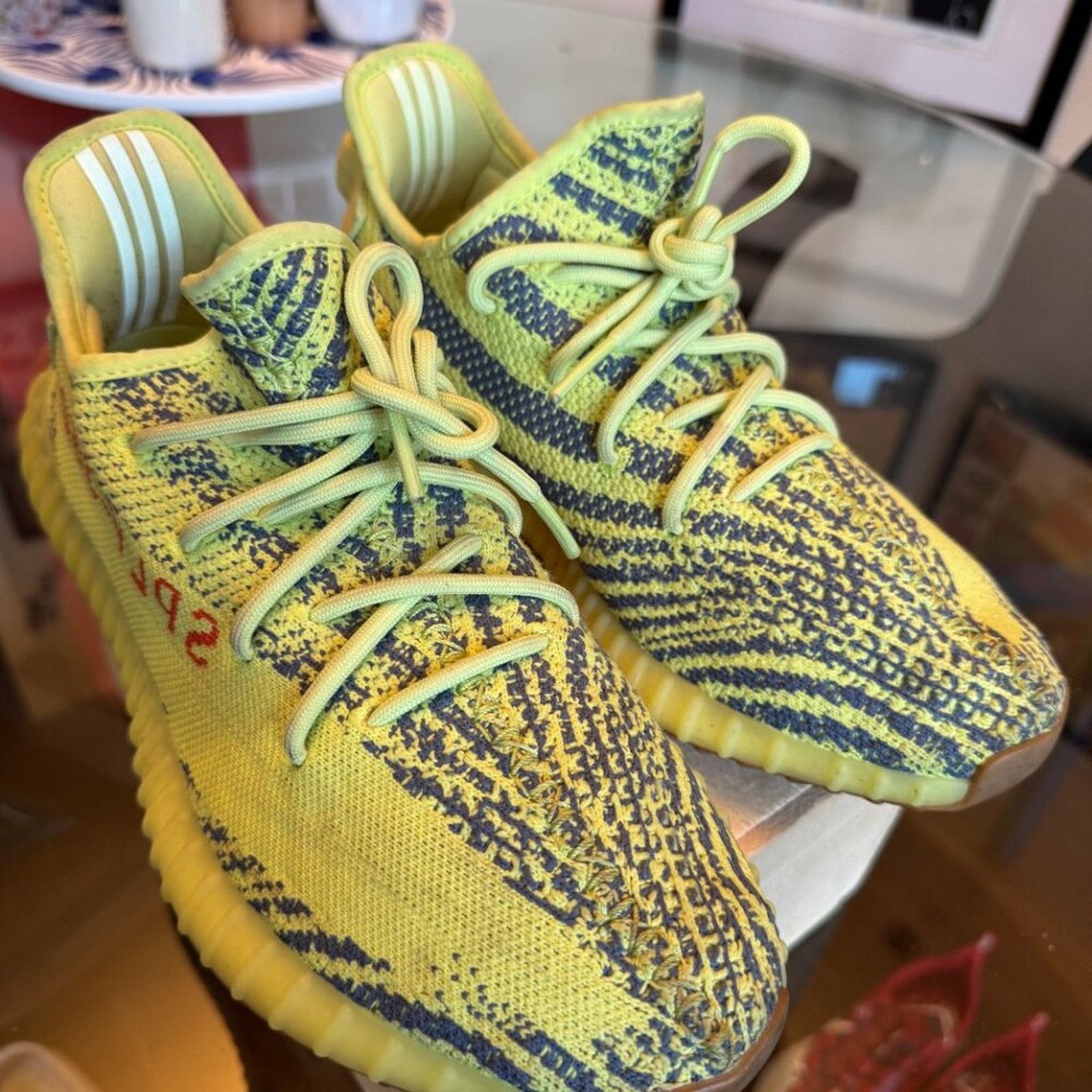 Adidas Adidas Yeezy Boost 350 V2 “Semi Frozen Yellow,” Men’s 10.5 Size US 10.5 / EU 43-44 - 6 Thumbnail
