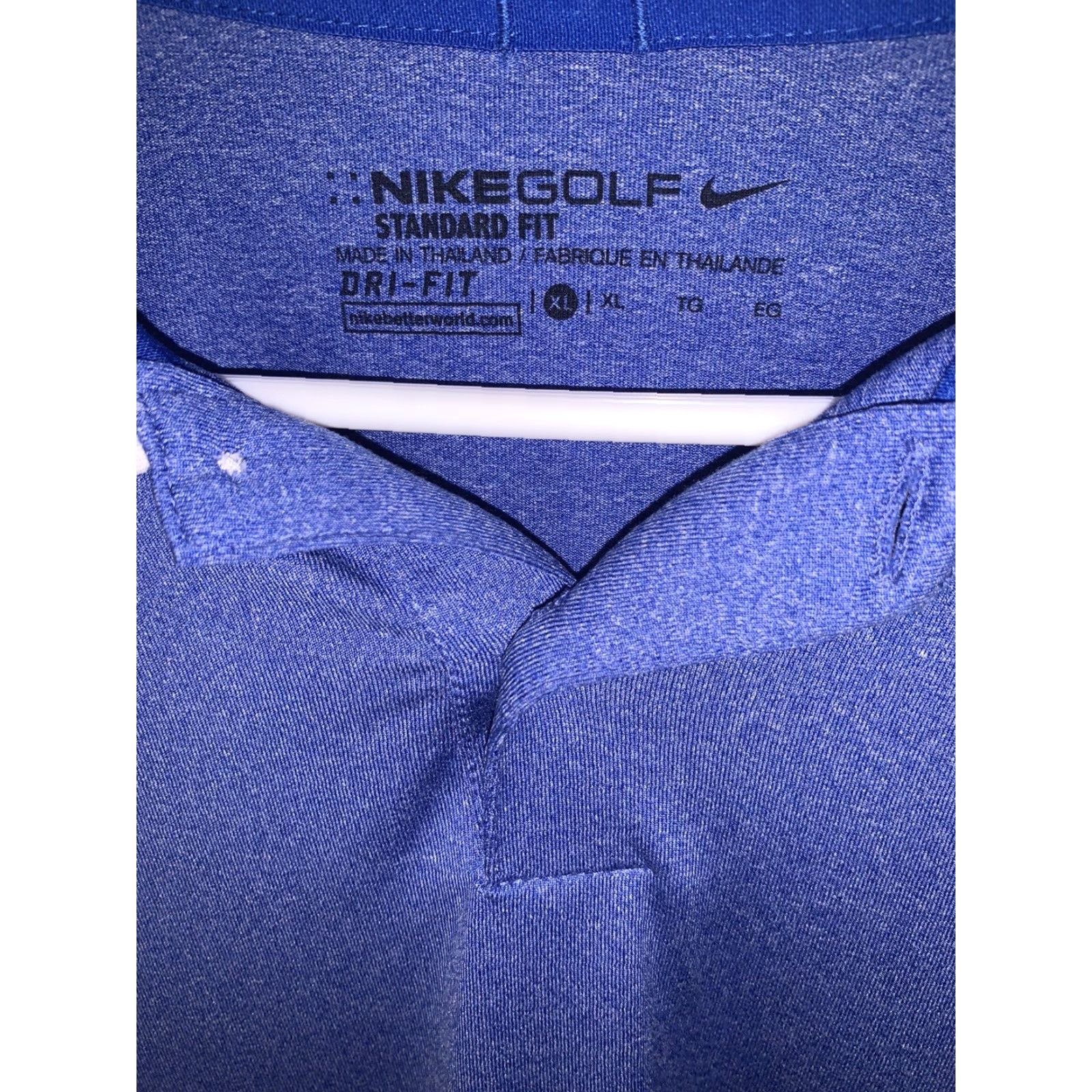 Nike NIKE GOLF DRI FIT SHIRT STANDARD XL BLUE Mens Size US XL / EU 56 / 4 - 2 Thumbnail