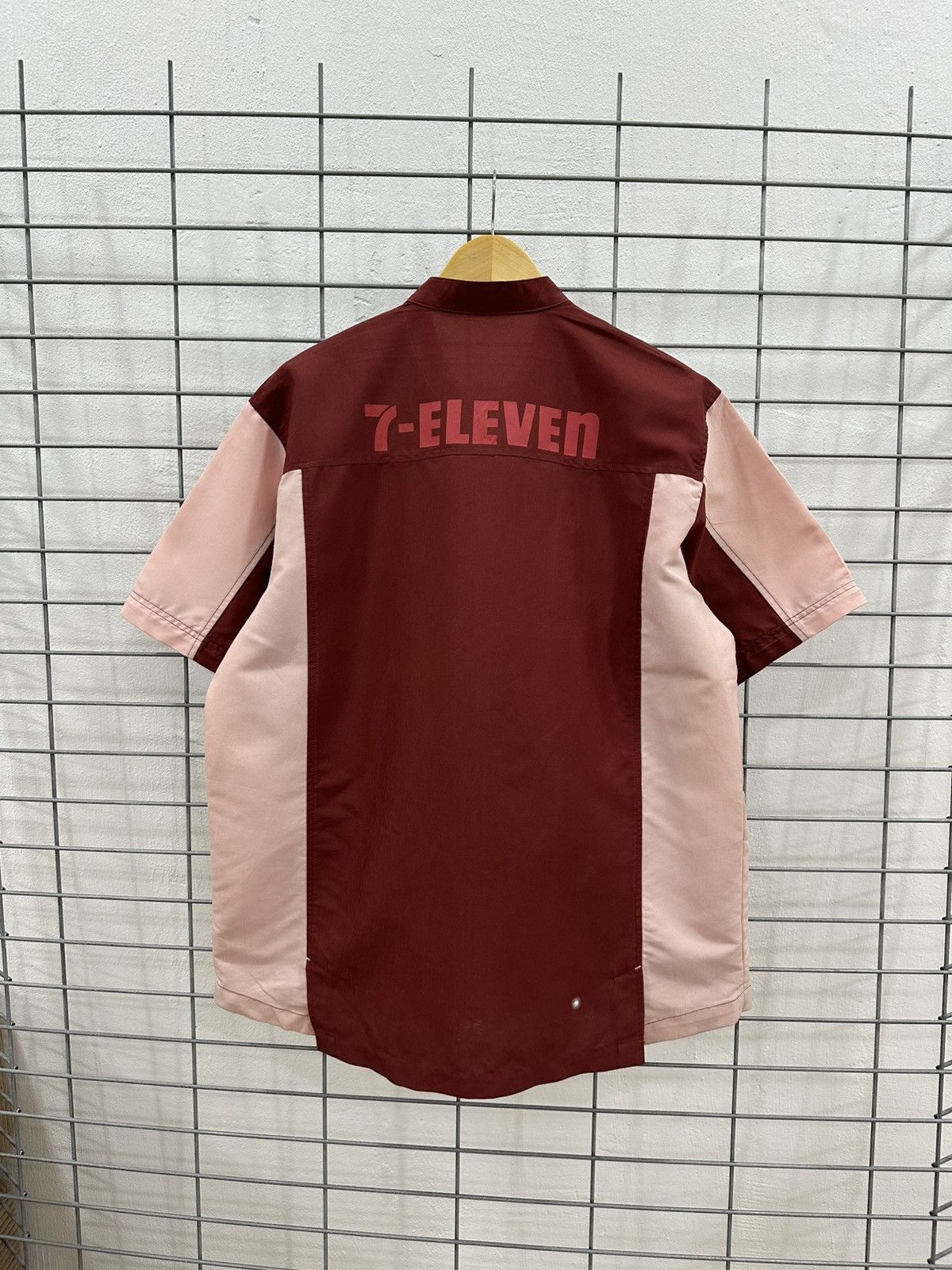 Vintage 7 Eleven 7-11 Uniform Zipper 3 Pocket Work Shirt Size US XL / EU 56 / 4 - 2 Thumbnail