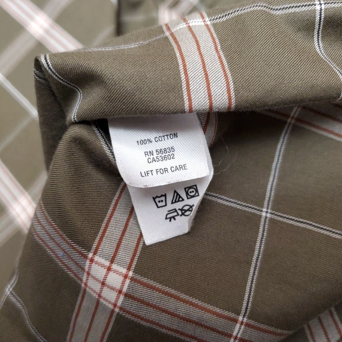 Vintage Cabela's Shirt Men XL Green Plaid 100% Cotton Long Sleeve Outdoor Casual, Button-Up, Button-Down Collar, Pockets, Woven Shine Size US XL / EU 56 / 4 - 5 Thumbnail