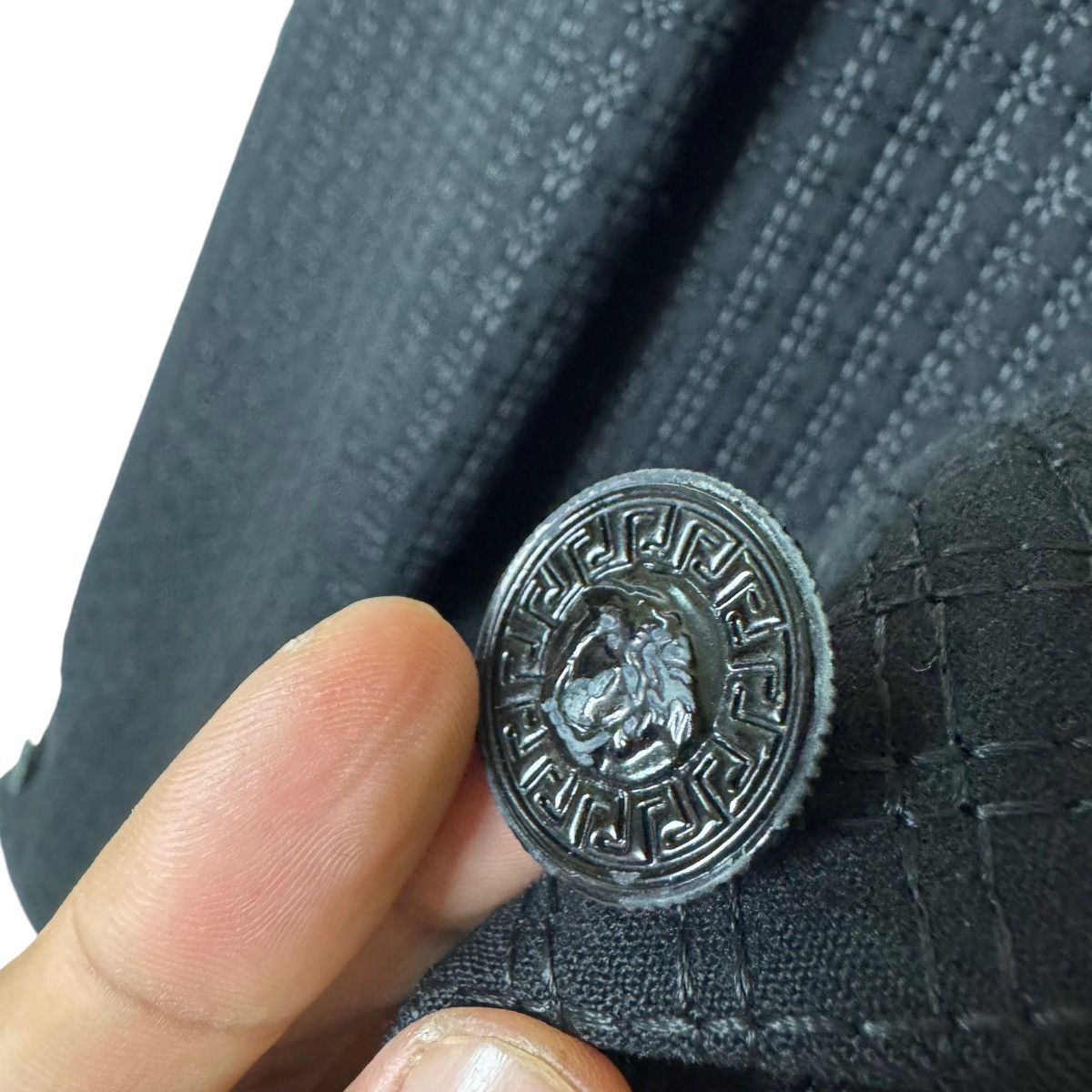 Versace Gianni Versace Block Pattern Rare Italian Coat Size US M / EU 48-50 / 2 - 11 Thumbnail