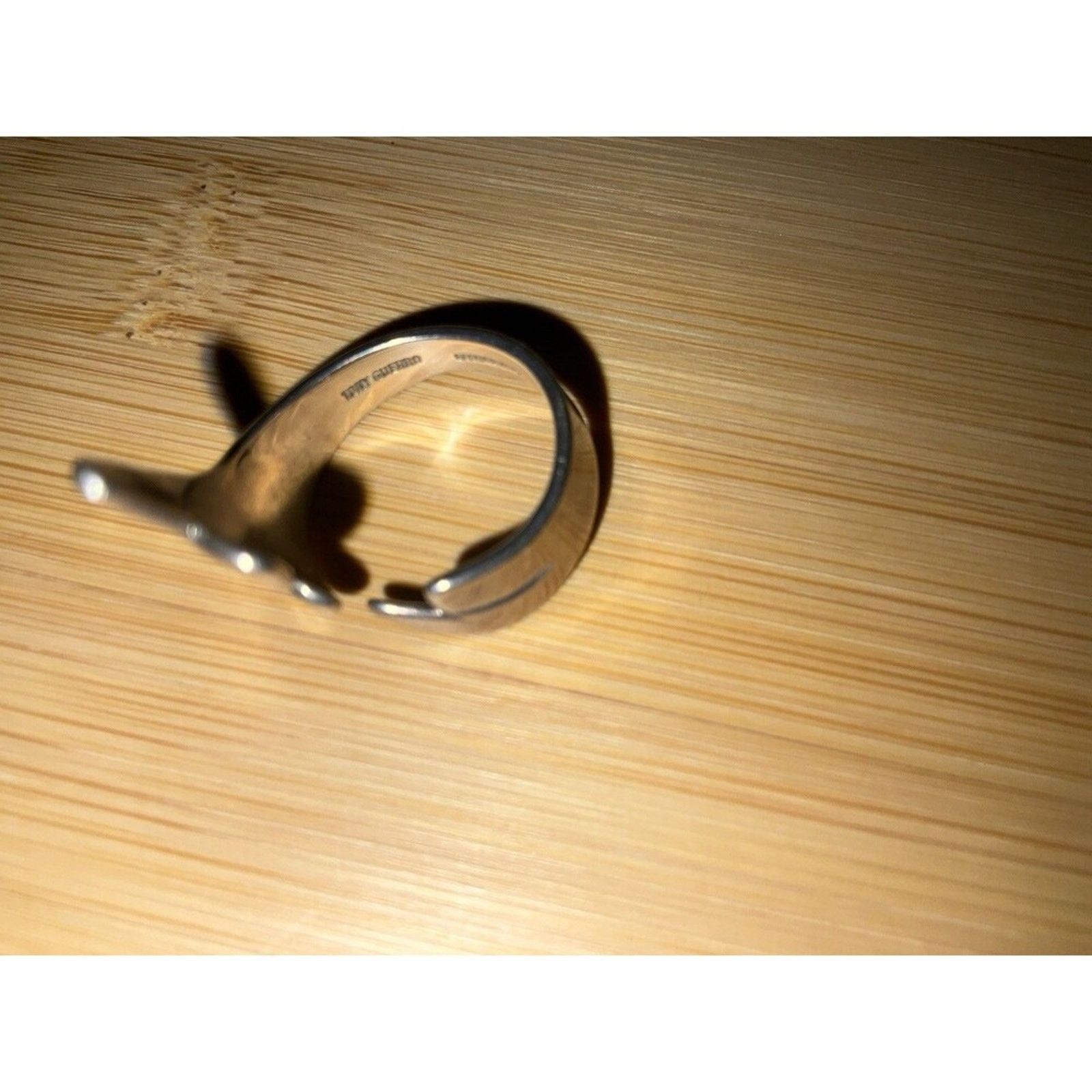 Other Tony Guerro Vintage Navajo Modernist Bypass Ring 7.5 925 Size ONE SIZE - 2 Thumbnail