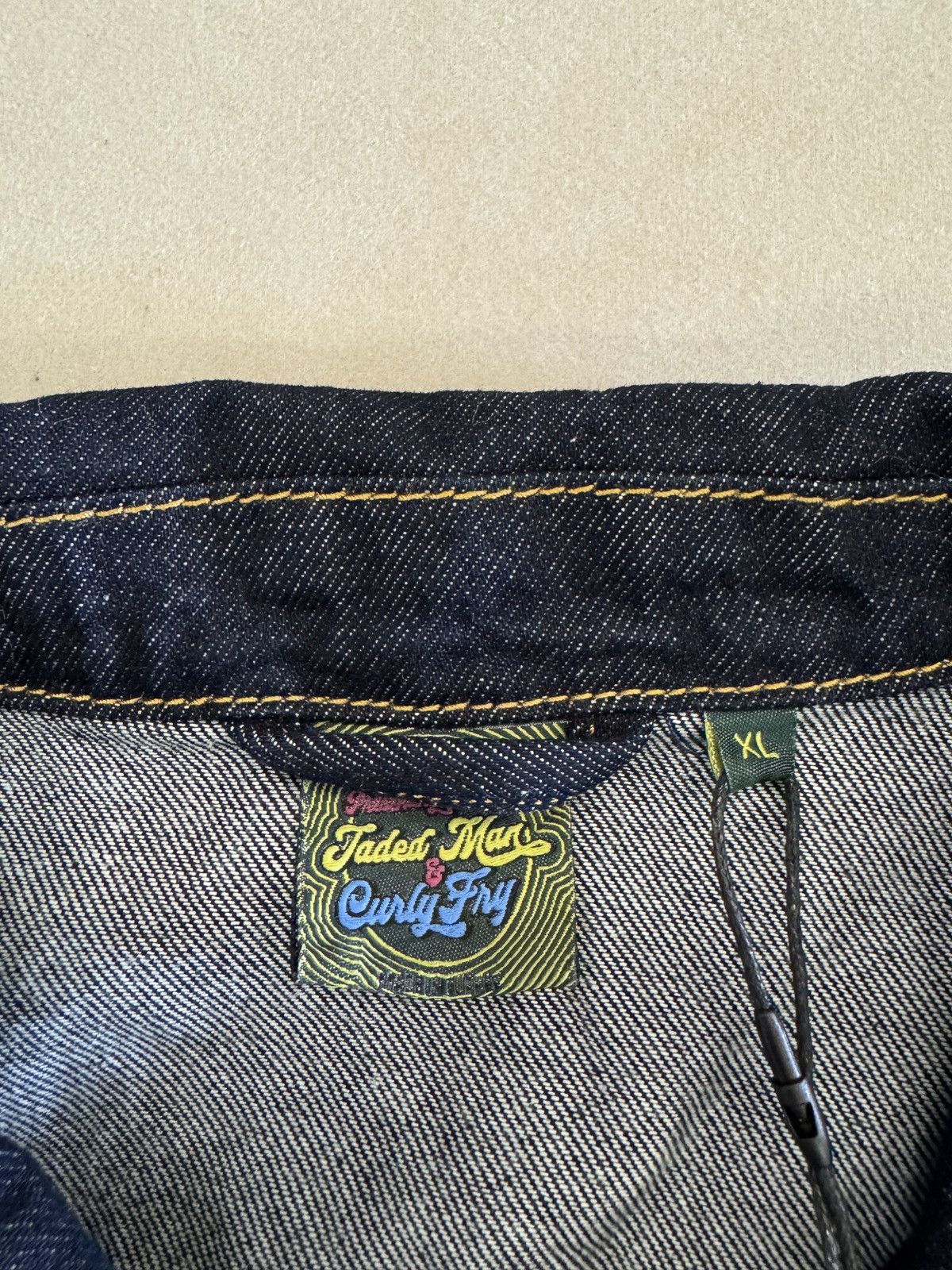 Jaded London Jaded Wavy Seam Denim Organic Jacket Size US XL / EU 56 / 4 - 3 Thumbnail