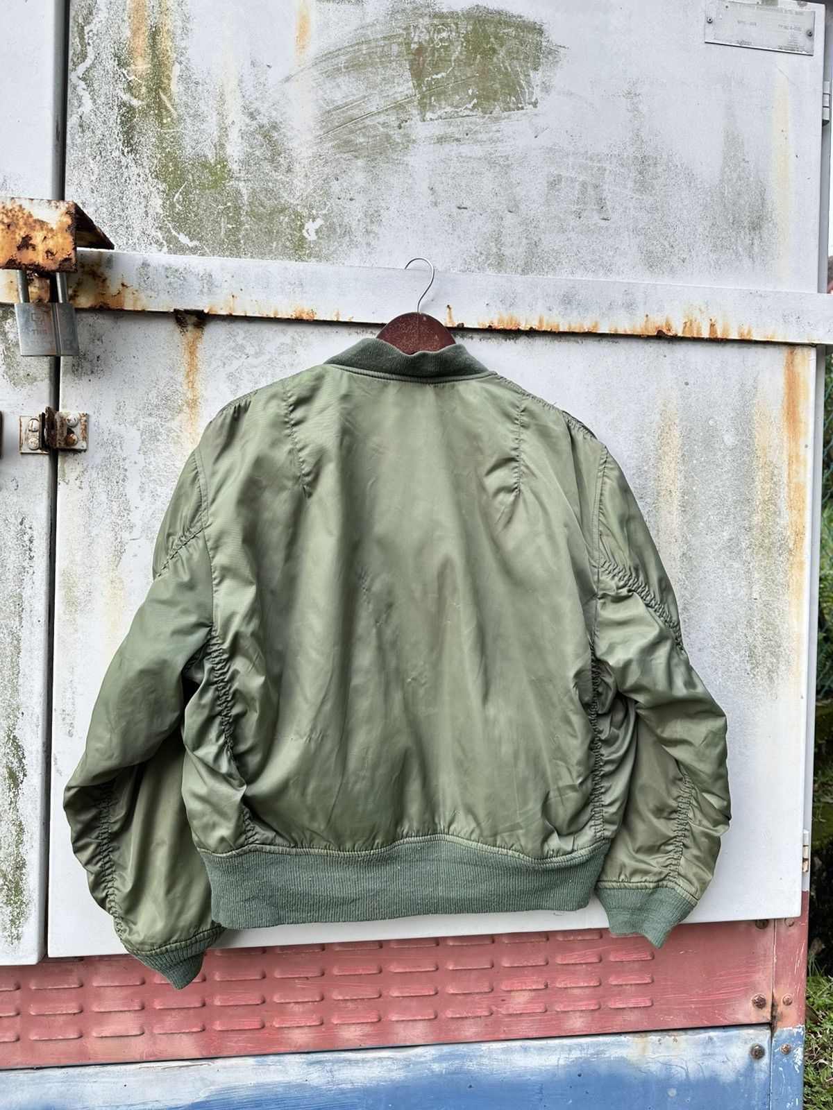 Vintage 🪖Vintage MA-1 Man Intermediate Bomber Jacket Size US M / EU 48-50 / 2 - 10 Thumbnail