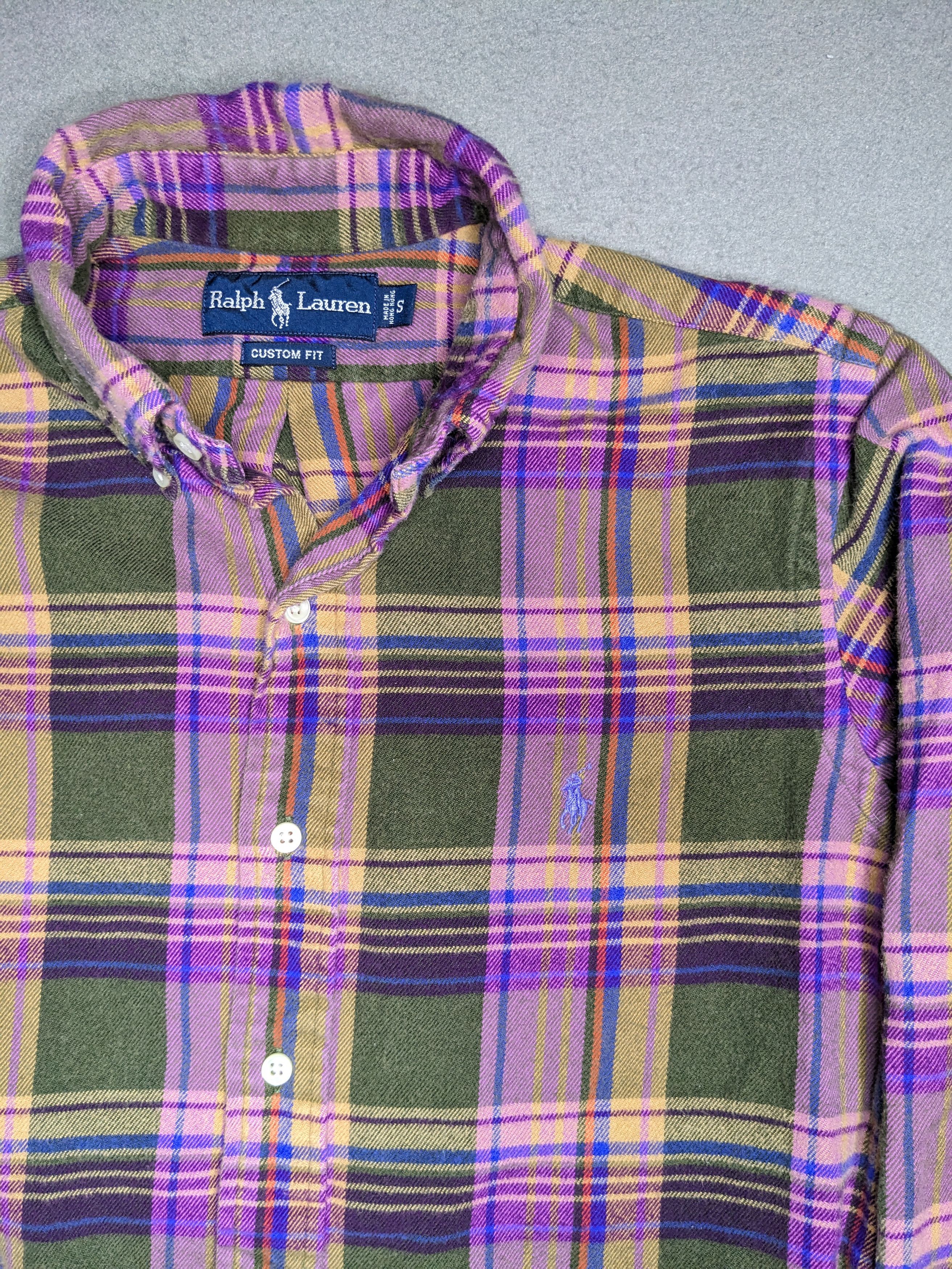 Polo Ralph Lauren Polo Ralph Lauren Flannel Plaid Shirt Mens Small Pony Size US S / EU 44-46 / 1 - 2 Thumbnail