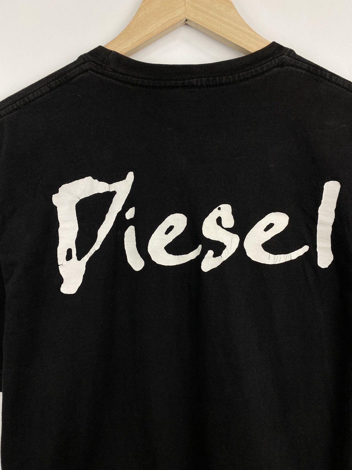 Diesel × Japanese Brand 🇺🇸 Vintage 90s Diesel Punk Rock Men Big logo T-Shirt Retro Size US L / EU 52-54 / 3 - 7 Thumbnail