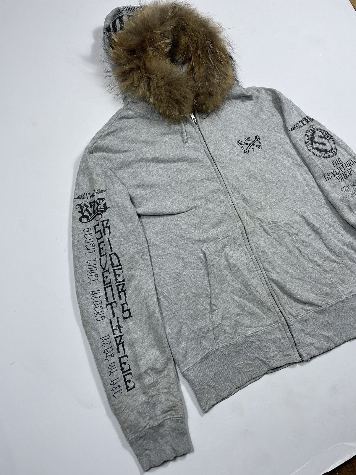 If Six Was Nine Seven Threer riders ride or die Fur Ziphoodie ifsix style Size US M / EU 48-50 / 2 - 2 Thumbnail