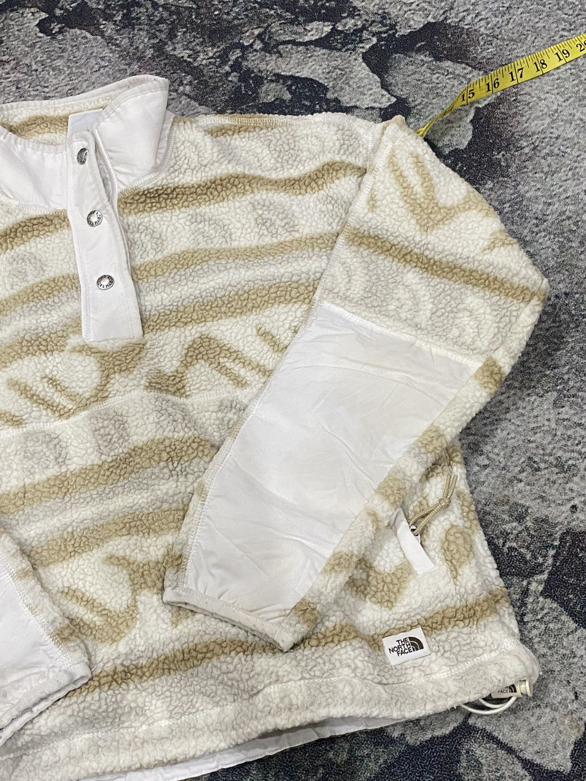 The North Face THE NORTH FACE MULTICOLOUR FLEECE HALF BUTTON JACKET Size XS / US 0-2 / IT 36-38 - 5 Thumbnail