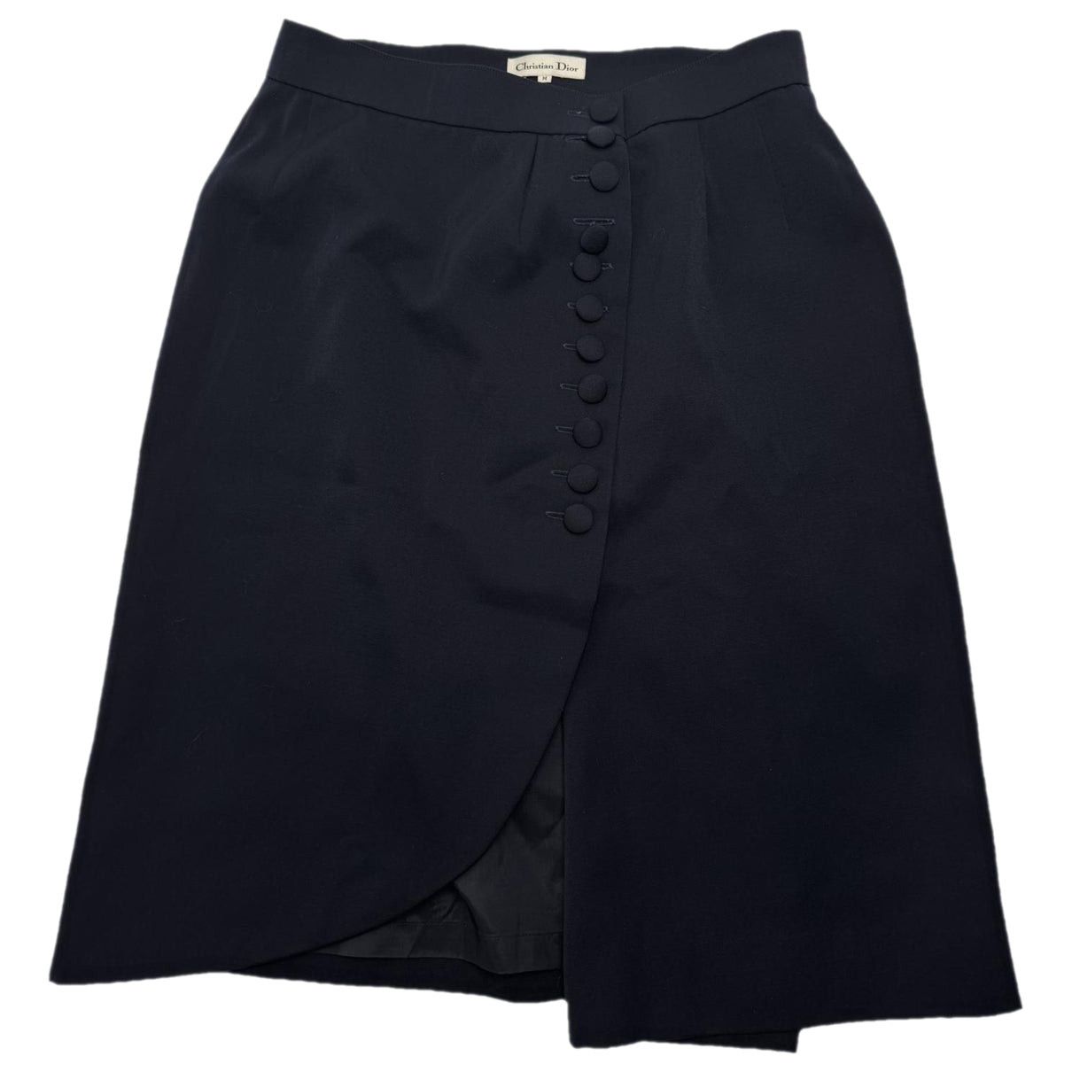 Dior Navy Wool Skirt Size 30" / US 8 / IT 44 - 1 Thumbnail