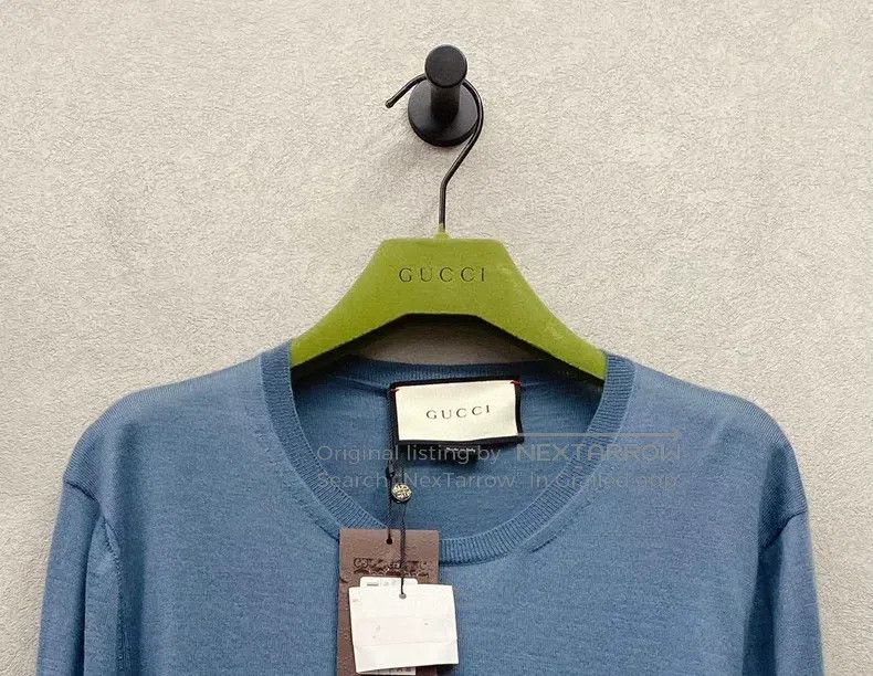 Gucci Gucci Blue knitwear sweater Size US M / EU 48-50 / 2 - 4 Thumbnail