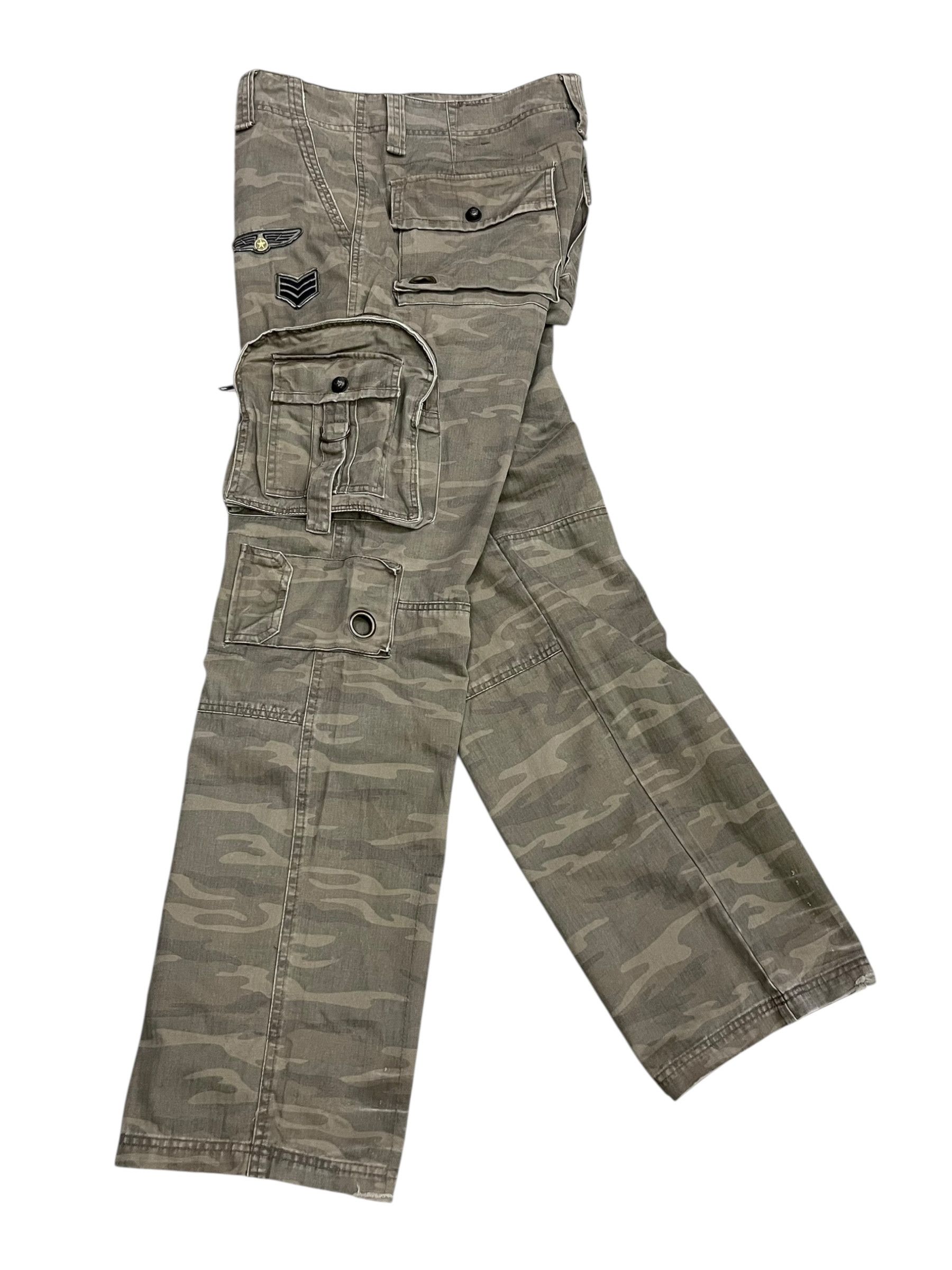 KISS 🔥RARE Kissmark Japan Camo 3D Cargo Military Pants Size US 34 / EU 50 - 1 Thumbnail