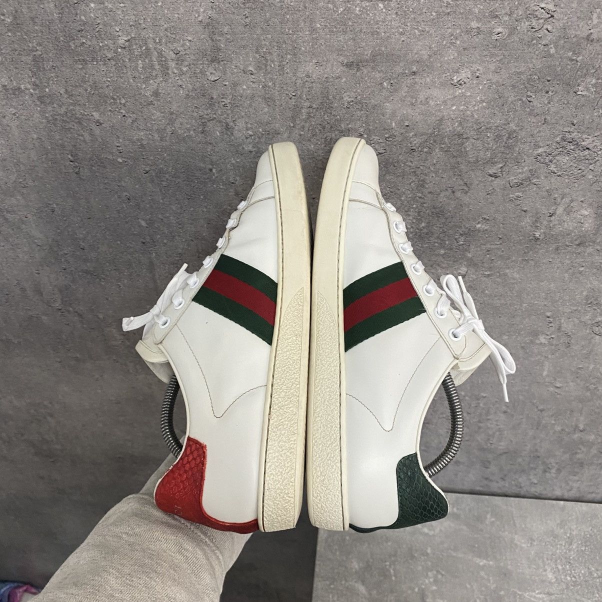 Gucci Gucci Ace Bee Embroidered Sneakers Size US 7.5 / EU 40-41 - 9 Thumbnail