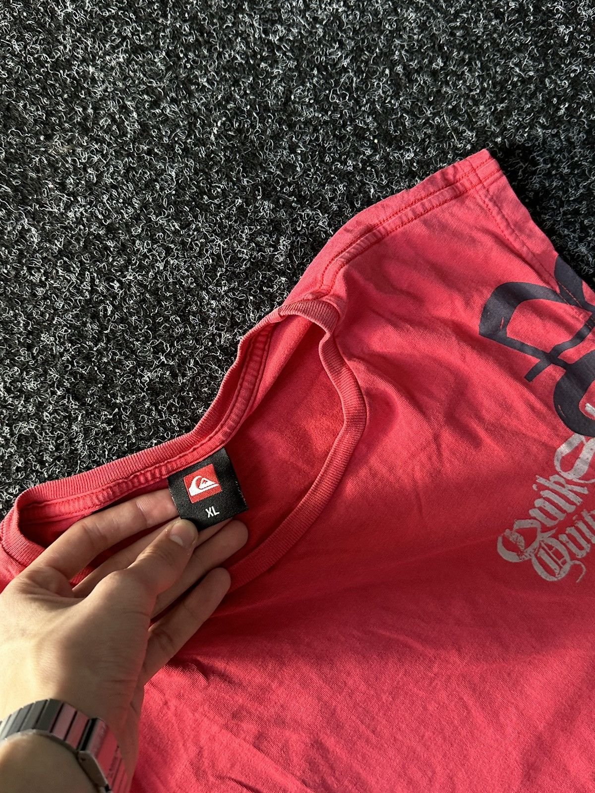 Quiksilver 🚨 VINTAGE BIG LOGO QUICKSILVER RED TANK TOP SURF Y2K RARE Size US XL / EU 56 / 4 - 4 Thumbnail