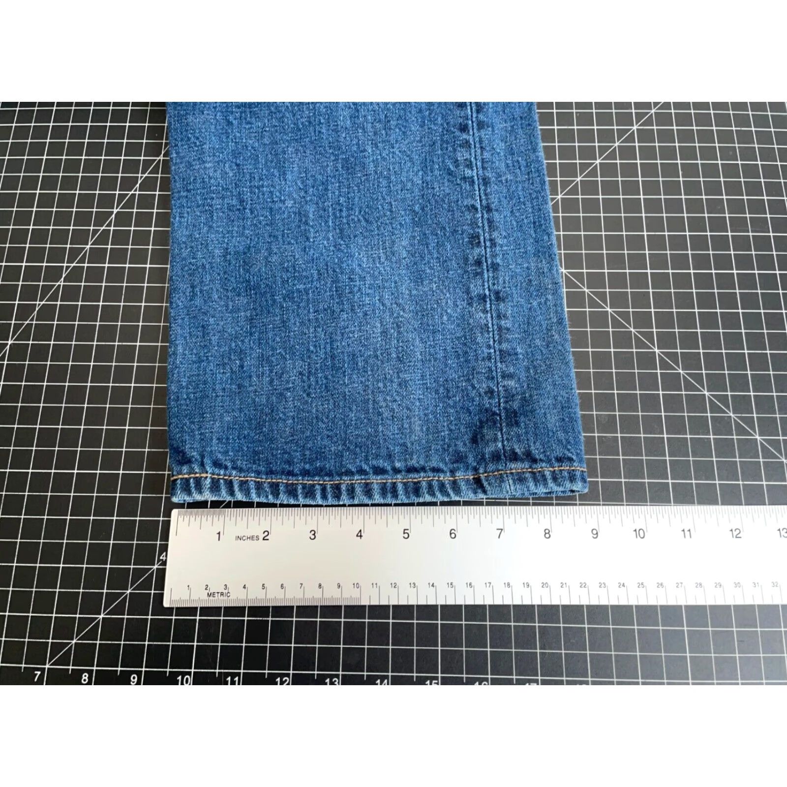Levi's Levi's 501 XX Straight Jeans Men's 34x27 Blue Button Fly Regular Fit Retro Grunge Size US 34 / EU 50 - 7 Thumbnail