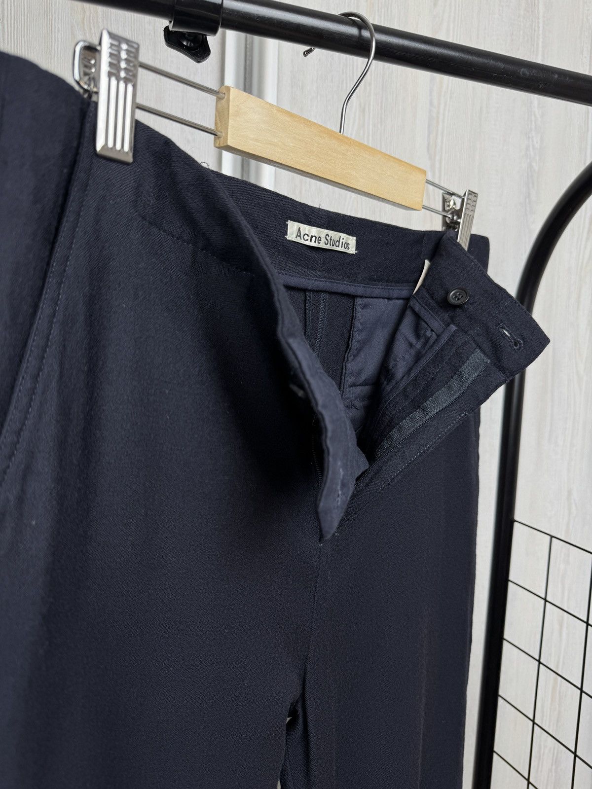 Acne Studios Acne Studios Pace Wool PAW16 casual navy blue pants Size US 30 / EU 46 - 10 Thumbnail