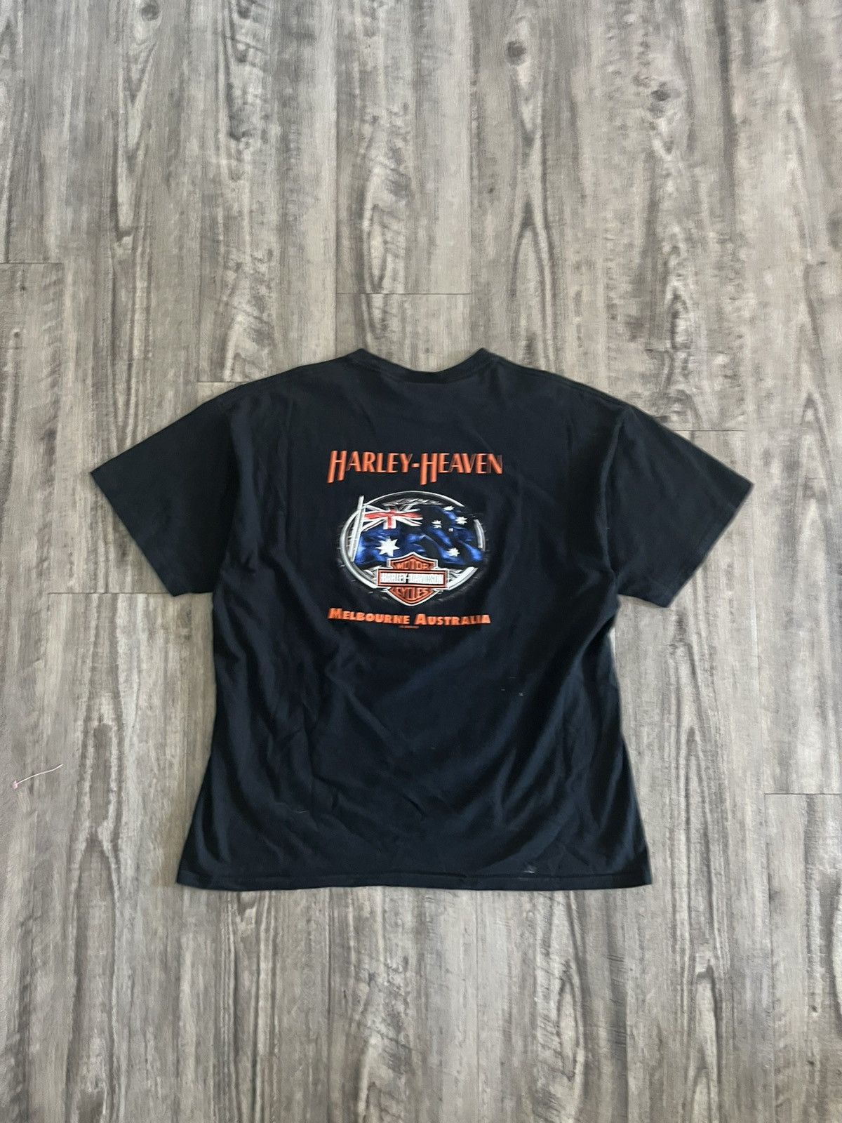 Harley Davidson Vintage 90s Australian Harley Davidson Tee Size US XL / EU 56 / 4 - 3 Thumbnail
