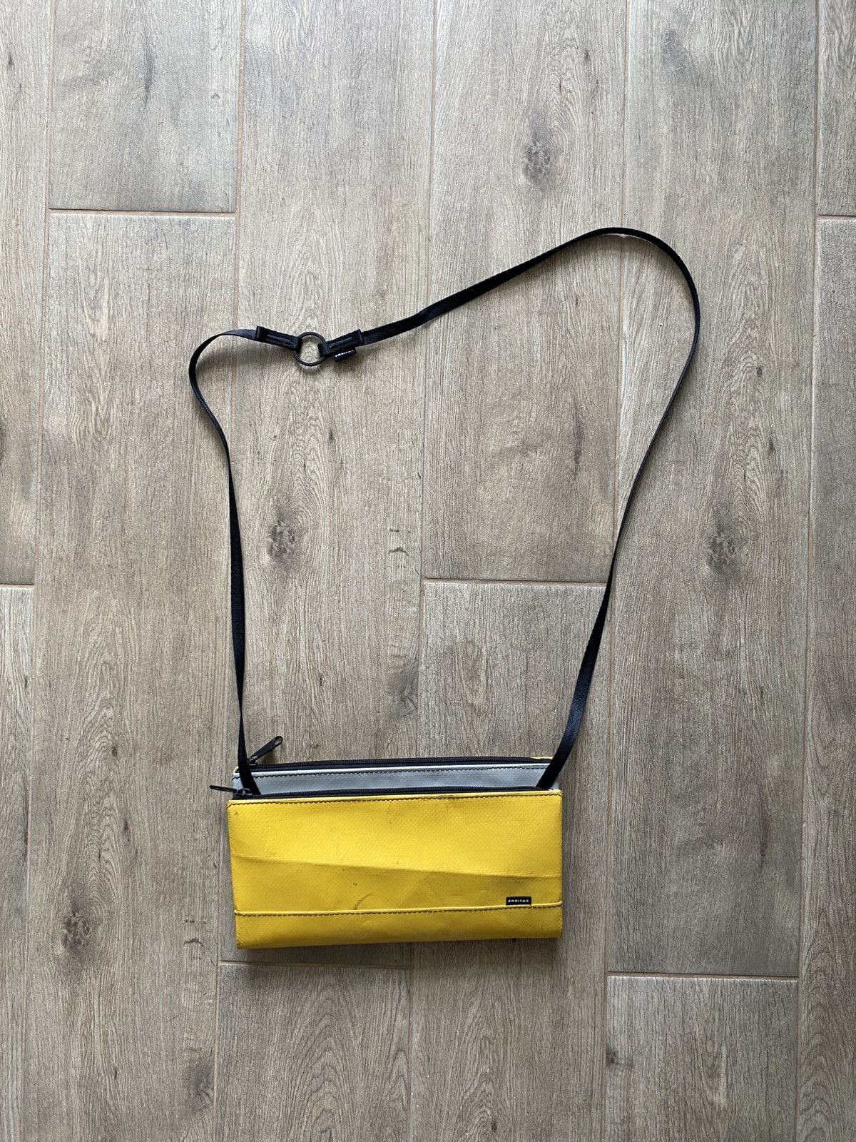 Freitag Mini Messenger Bag in Yellow, Men's