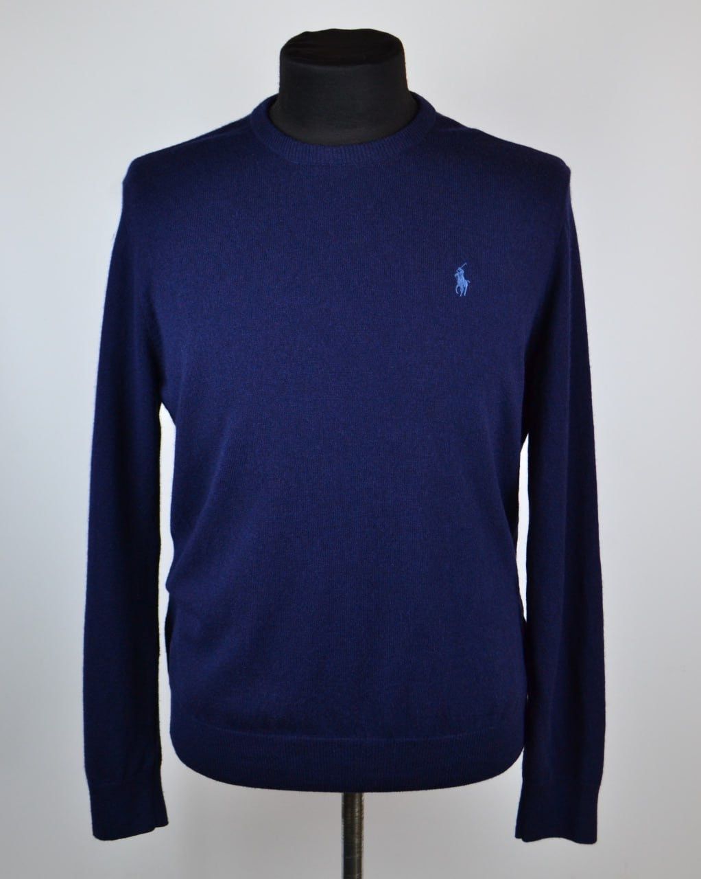 Polo Ralph Lauren Polo Ralph Lauren 100% Wool Sweater Regular Fit Blue size L Size US L / EU 52-54 / 3 - 1 Thumbnail