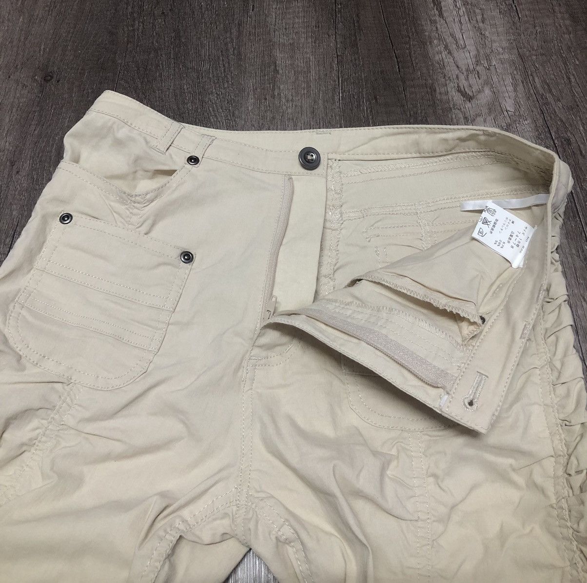 Designer × Japanese Brand × Vintage Vintage Ruched Trousers Japanese Brand Bush Pant Style Size 30" / US 8 / IT 44 - 11 Thumbnail