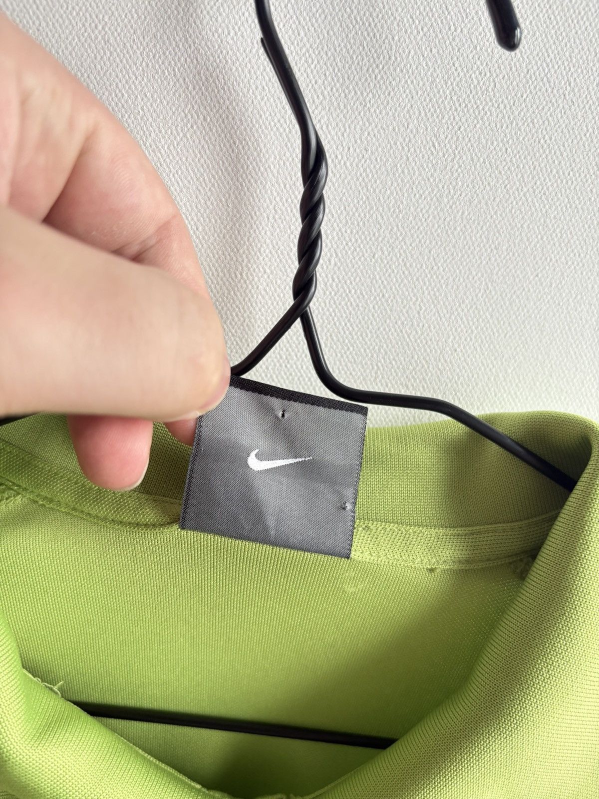 Nike Vintage Nike Golf Athletic Sportswear Lime Polo Shirt Size US L / EU 52-54 / 3 - 6 Thumbnail