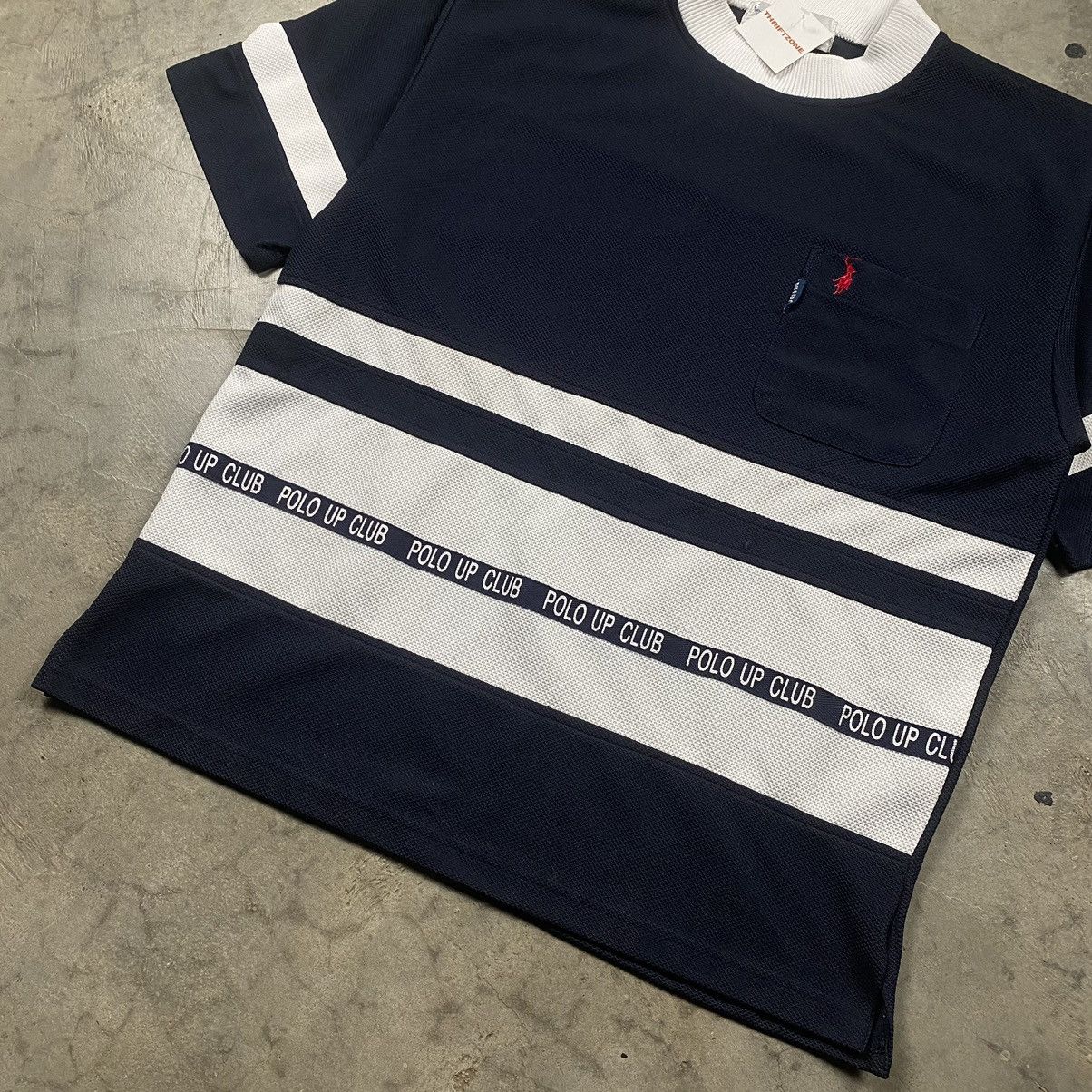 U.S. Polo Assn. × Vintage y2k Polo Up Club Boxy Jersey Tee Size US S / EU 44-46 / 1 - 2 Thumbnail