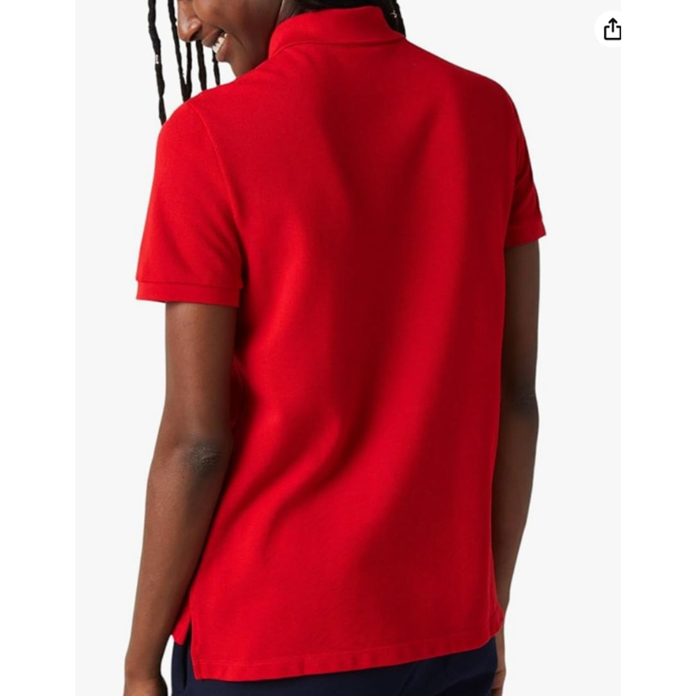 Lacoste Lacoste Women's Classic Fit Short Sleeve Polo Deep Red 4 Size S / US 4 / IT 40 - 4 Thumbnail