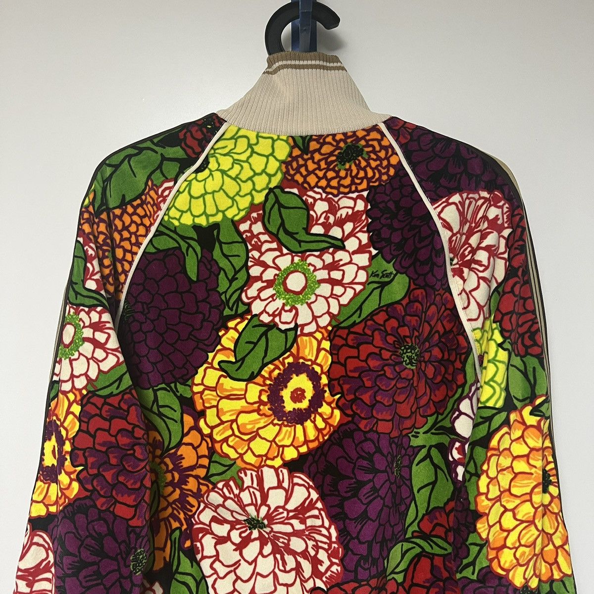 Gucci Gucci X Ken Scott Floral Velvet Track Jacket Size US XS / EU 42 / 0 - 4 Thumbnail