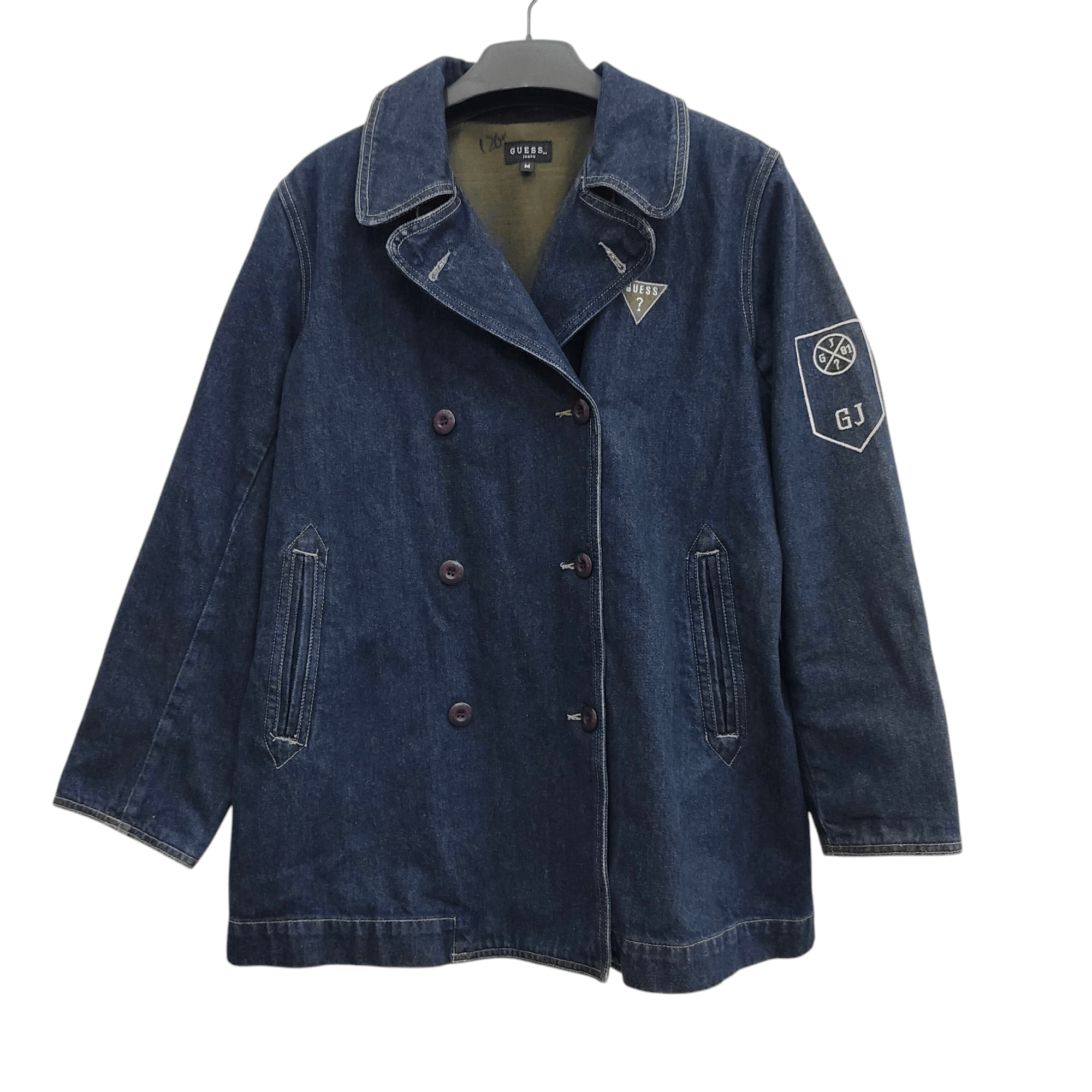 Guess Guess Double Collar Denim Jacket Size US M / EU 48-50 / 2 - 1 Thumbnail