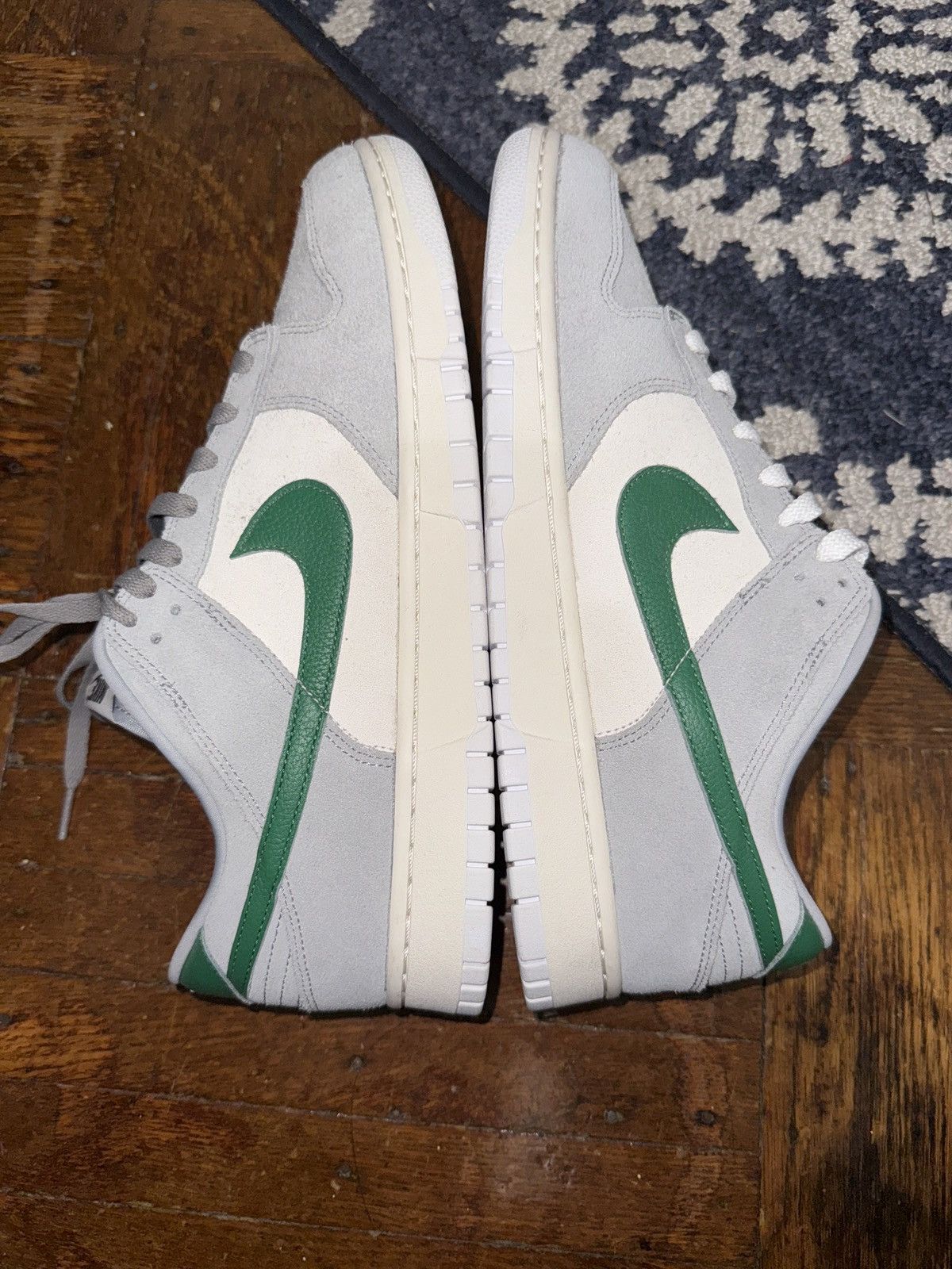Nike Grey/Green Nike Dunk Low From Nike by You size 12.5 Size US 12.5 / EU 45-46 - 7 Thumbnail