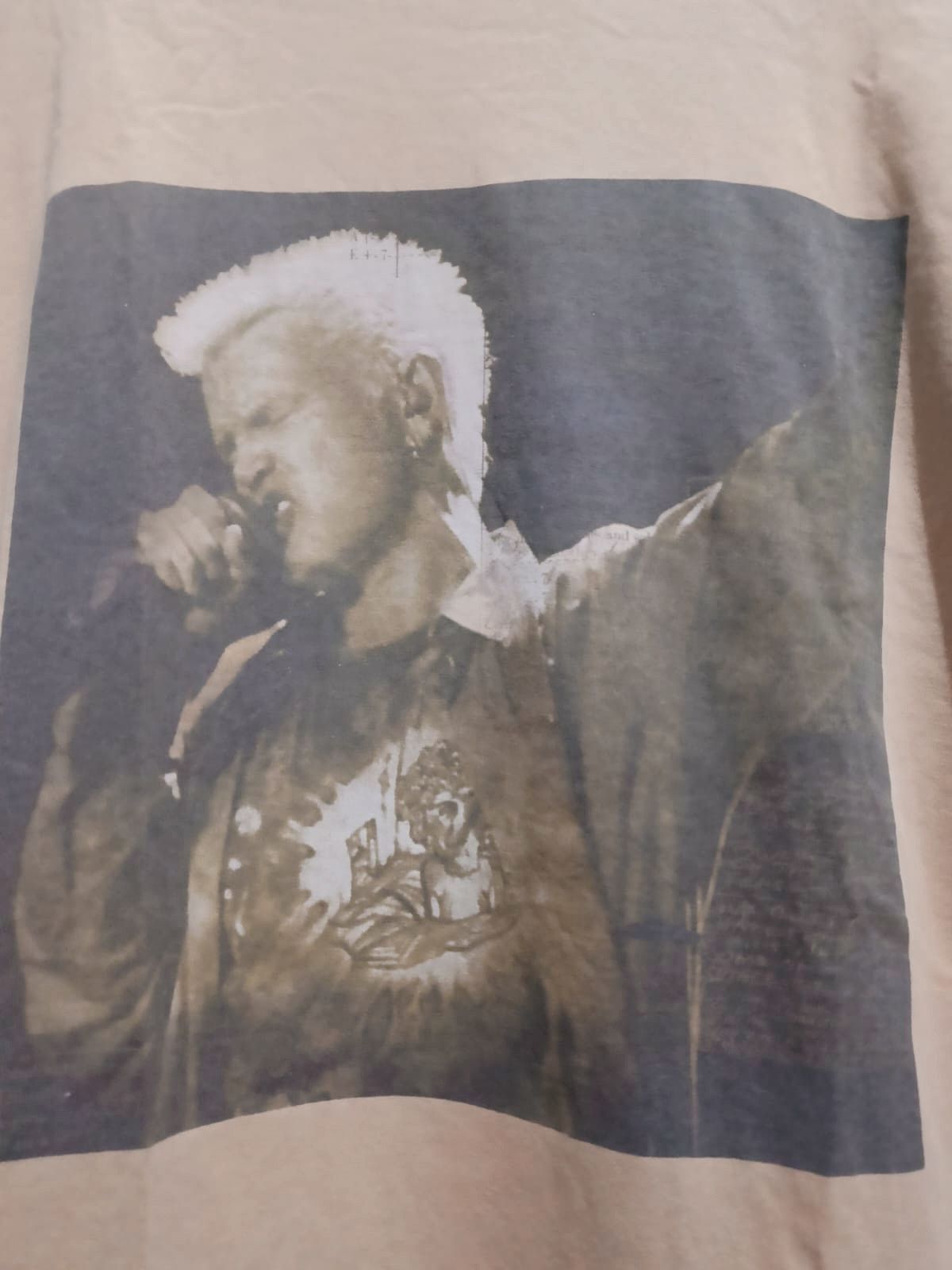 Band Tees Billy Idol ,David Bowie Bonjovi Aerosmith Metallica Misfits Size US XL / EU 56 / 4 - 3 Thumbnail