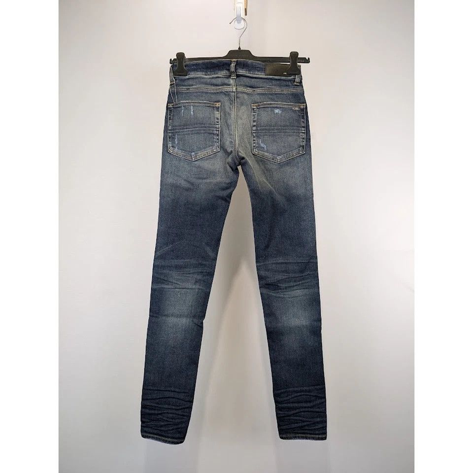 Amiri o1rshd1 MX1 Ultrasuede Jean in Deep Classic Blue Size US 38 / EU 54 - 12 Thumbnail